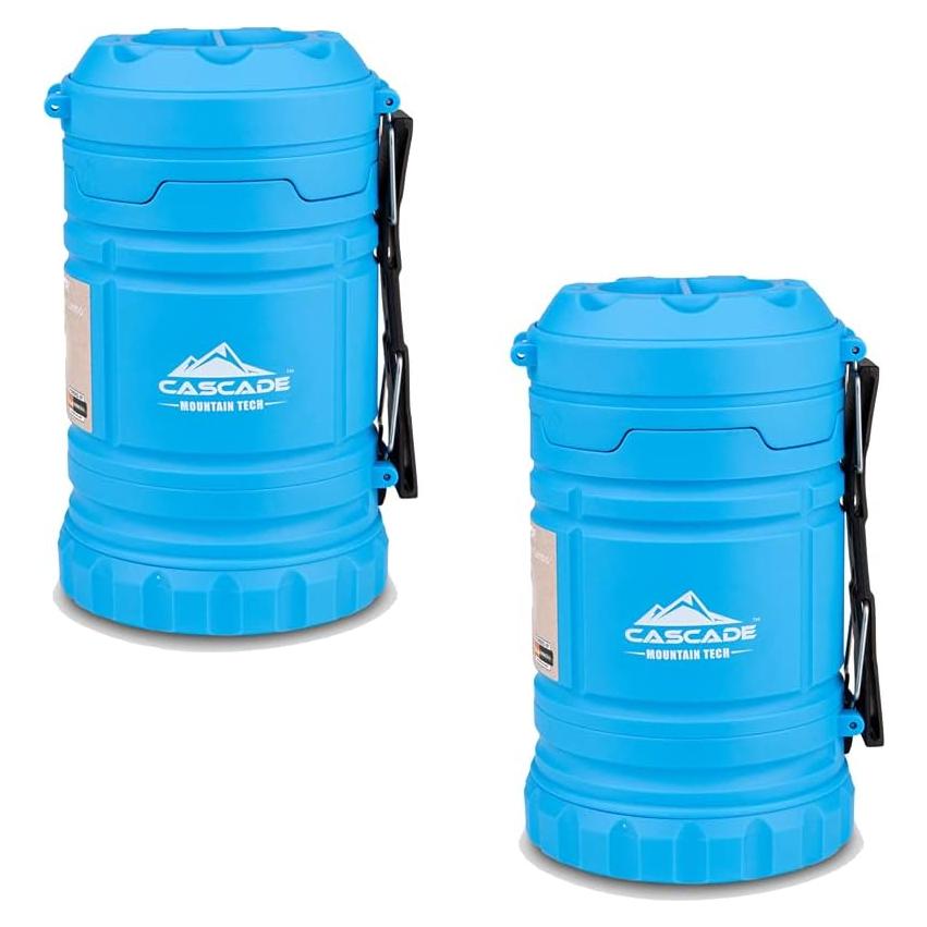 Linterna LED Plegable Cascade Mountain Tech 2 en 1 - Azul