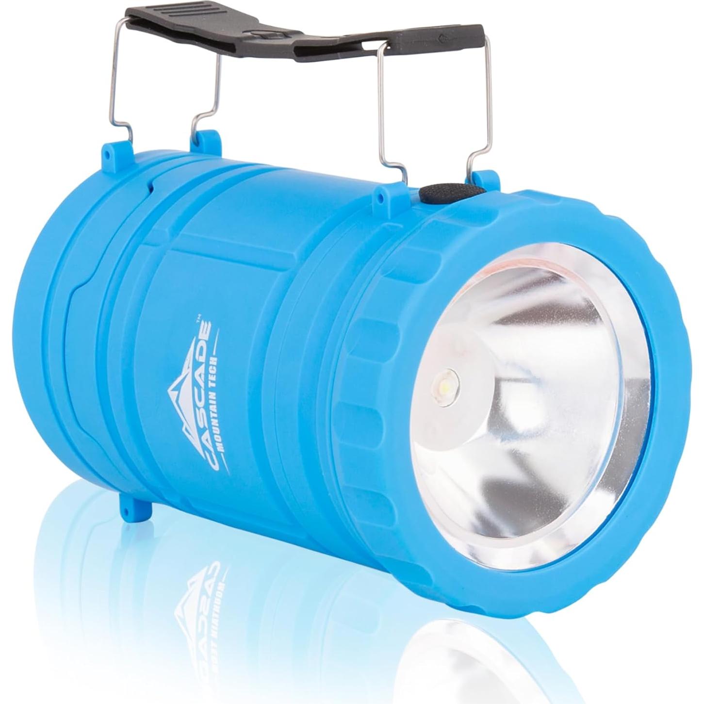 Linterna LED Plegable Cascade Mountain Tech 2 en 1 - Azul