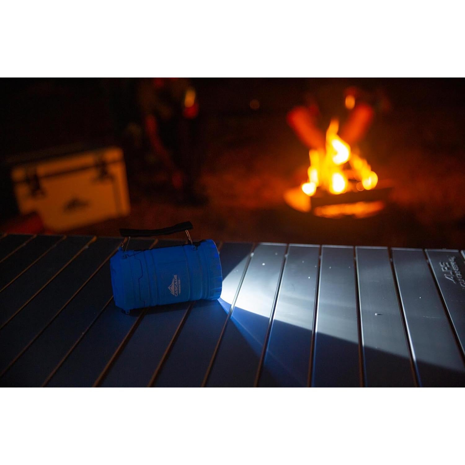 Linterna LED Plegable Cascade Mountain Tech 2 en 1 - Azul