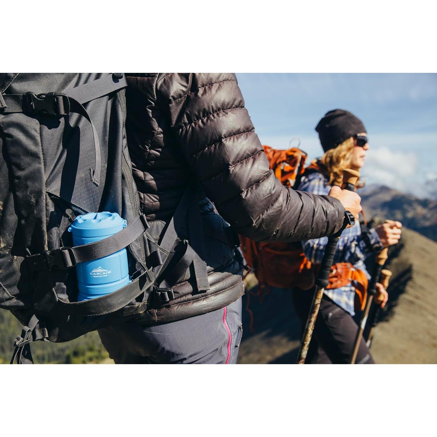 Linterna LED Plegable Cascade Mountain Tech 2 en 1 - Azul