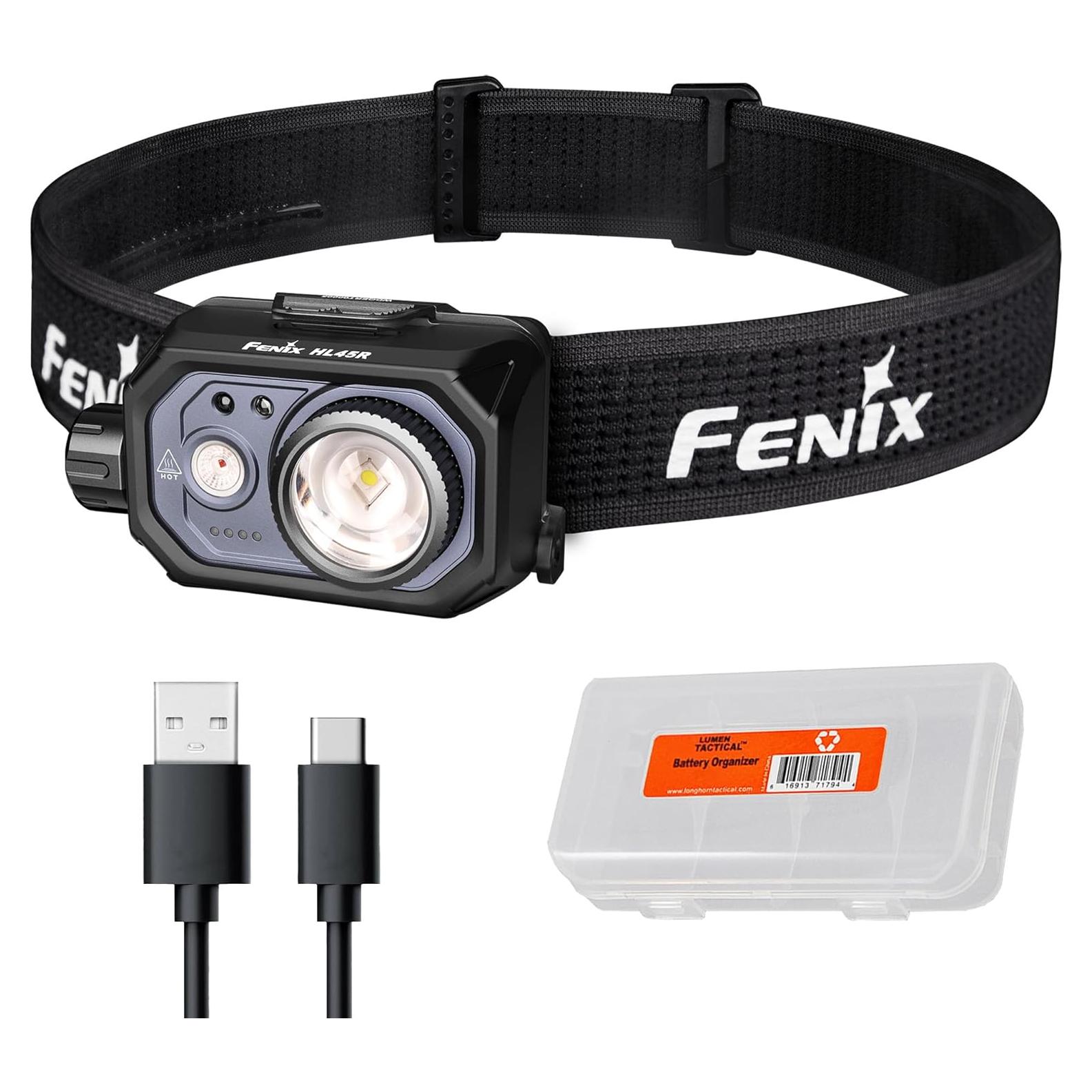 Linterna Frontal Fenix HL45R 1000 Lúmenes Recargable USB-C