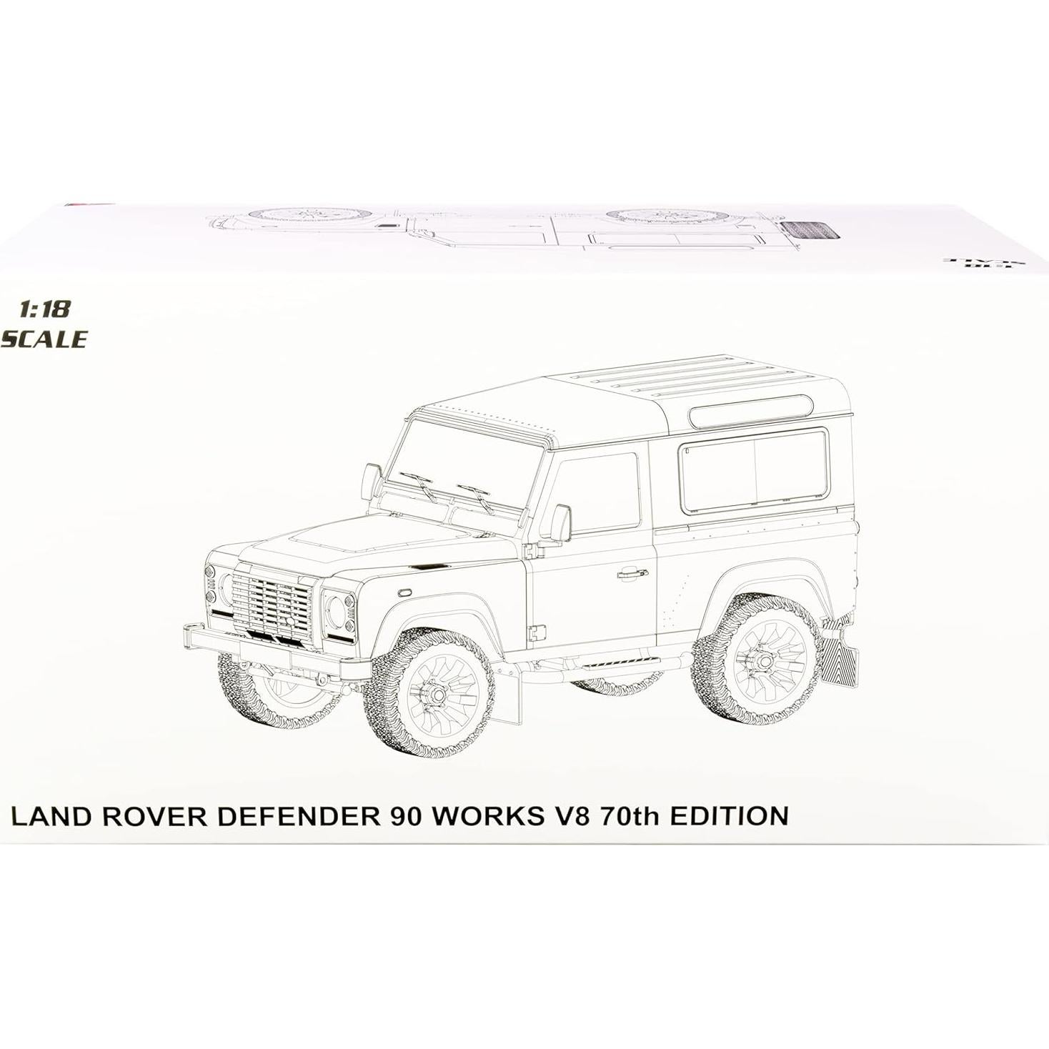 Coche a Escala 1/18 Land Rover Defender 90 V8 2018
