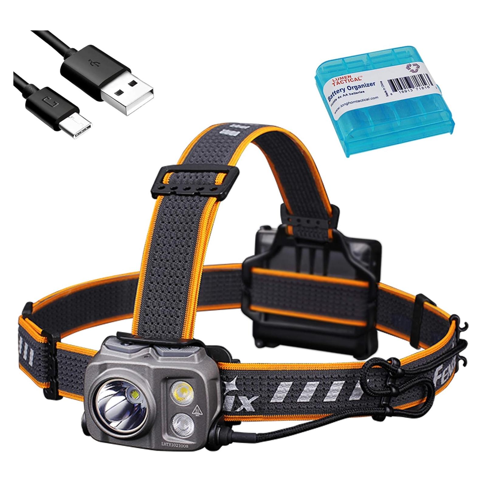 Linterna Frontal Fenix HP16R Recargable 1250 Lúmenes USB-C