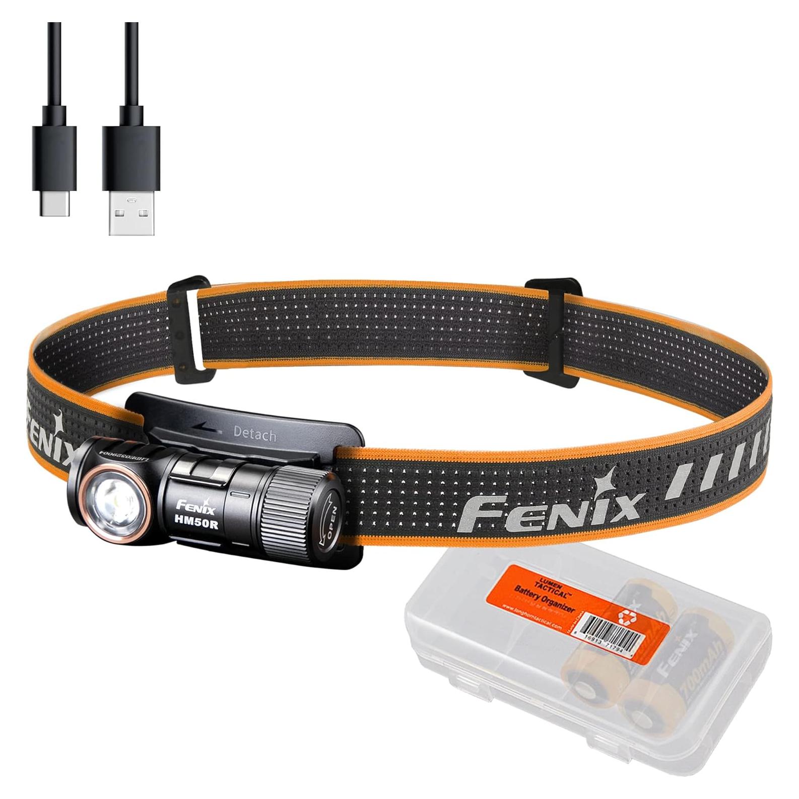 Linterna Frontal Fenix HM50R v2.0 700 Lúmenes Recargable USB-C