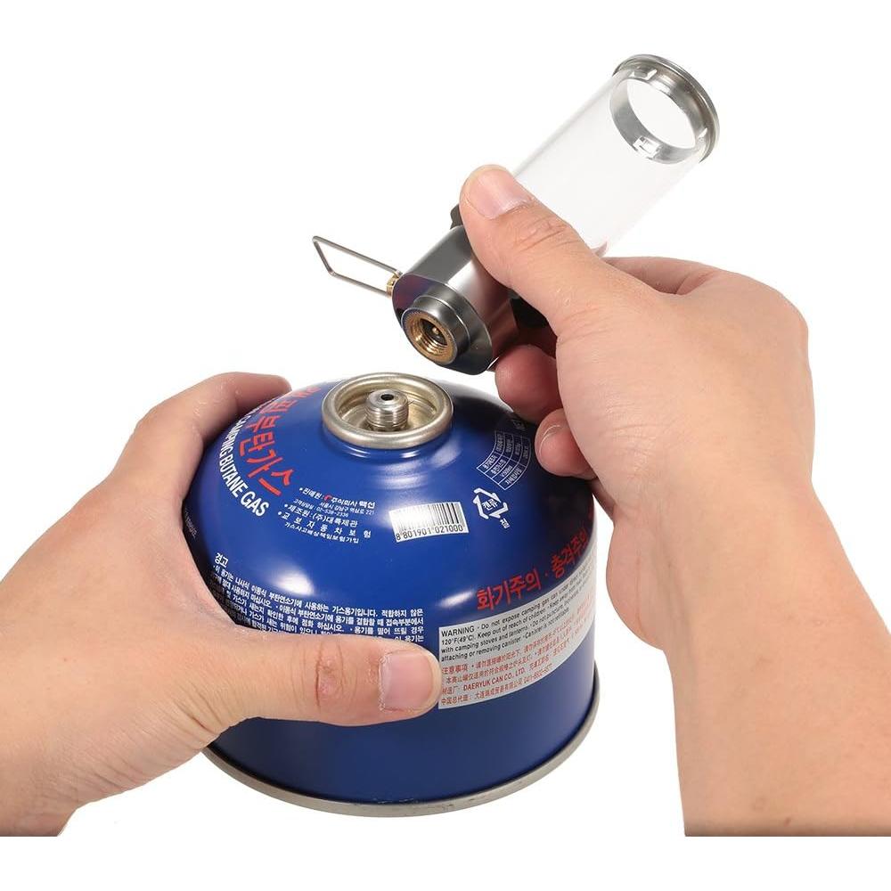 Lámpara de Camping Lixada Butano 10.4 cm Portátil