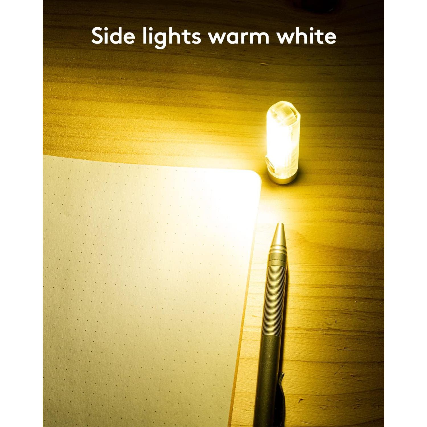 Linterna de Llavero RovyVon A5 USB-C 650 Lúmenes Rojo EDC