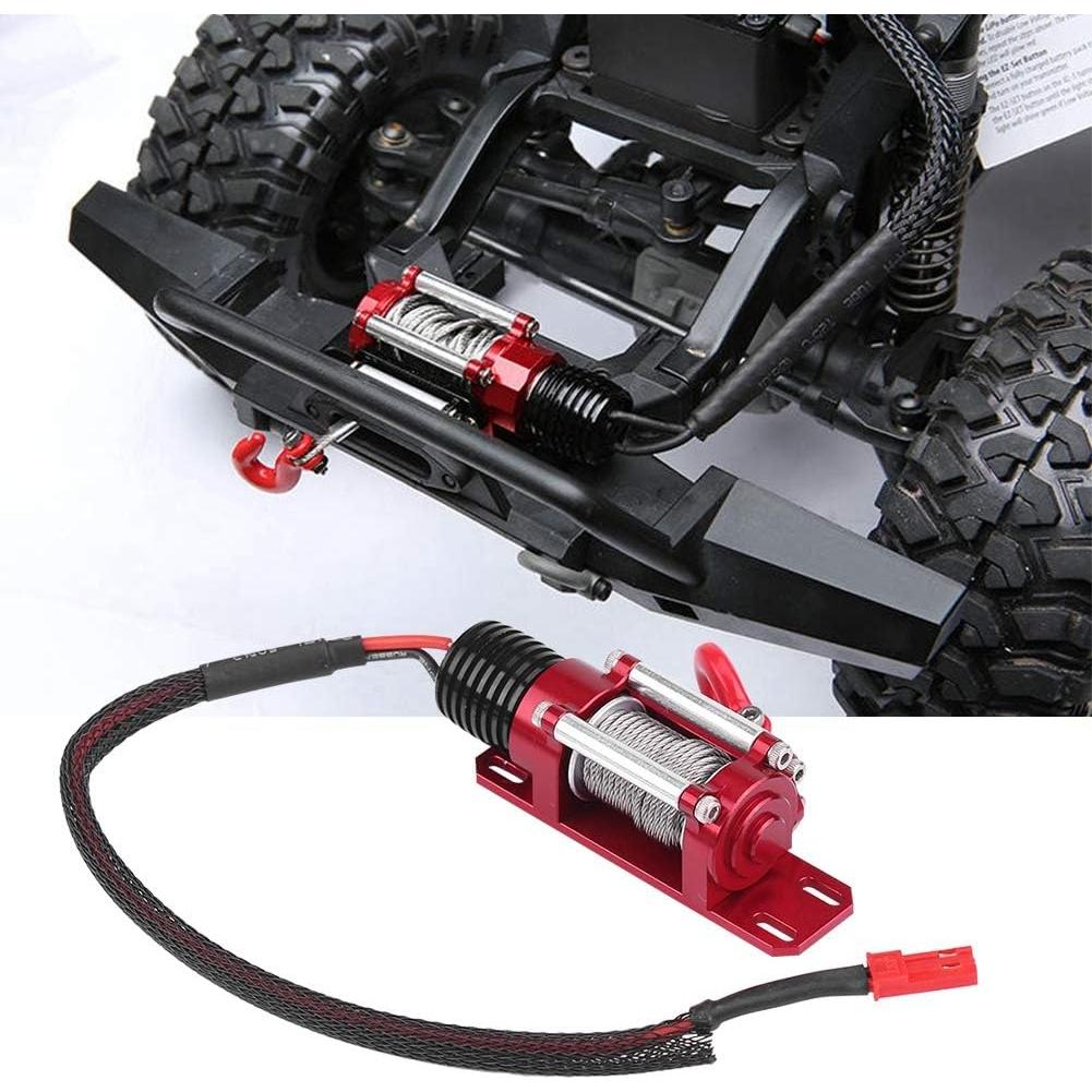Winch para coche RC Woyisisi 1/10 con control remoto