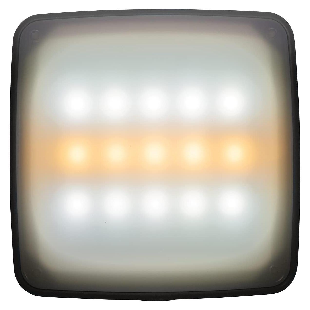 Luz de Emergencia UST LED Recargable 400 Lúmenes Ámbar y Blanco