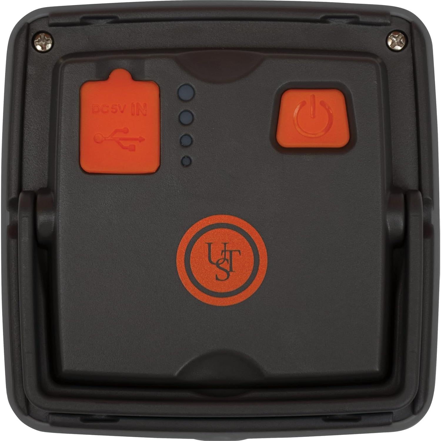 Luz de Emergencia UST LED Recargable 400 Lúmenes Ámbar y Blanco