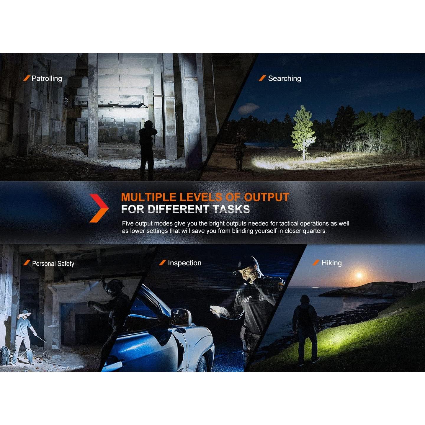 Linterna Táctica Fenix PD36R Pro 2800 Lúmenes Recargable USB-C