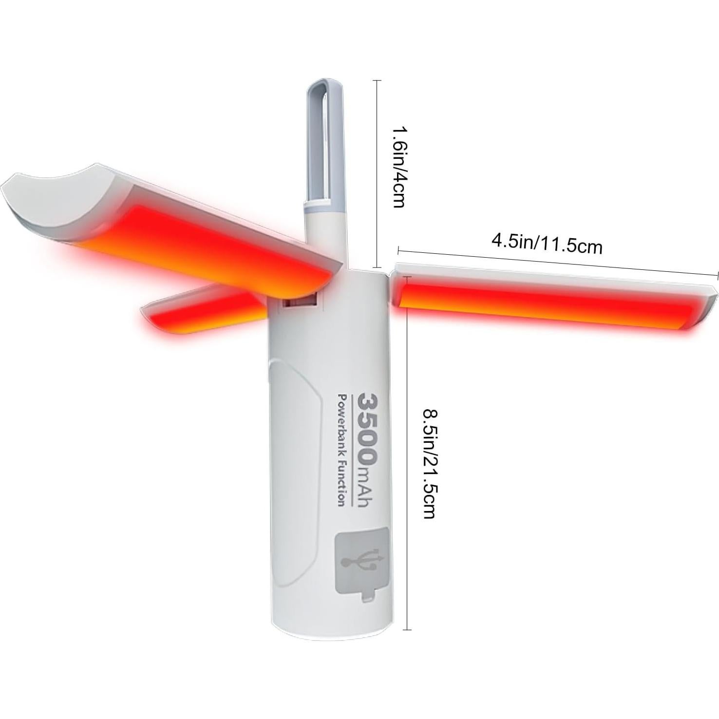 Linterna de Camping LED Chstarina 3500mAh Plegable Resistente al Agua