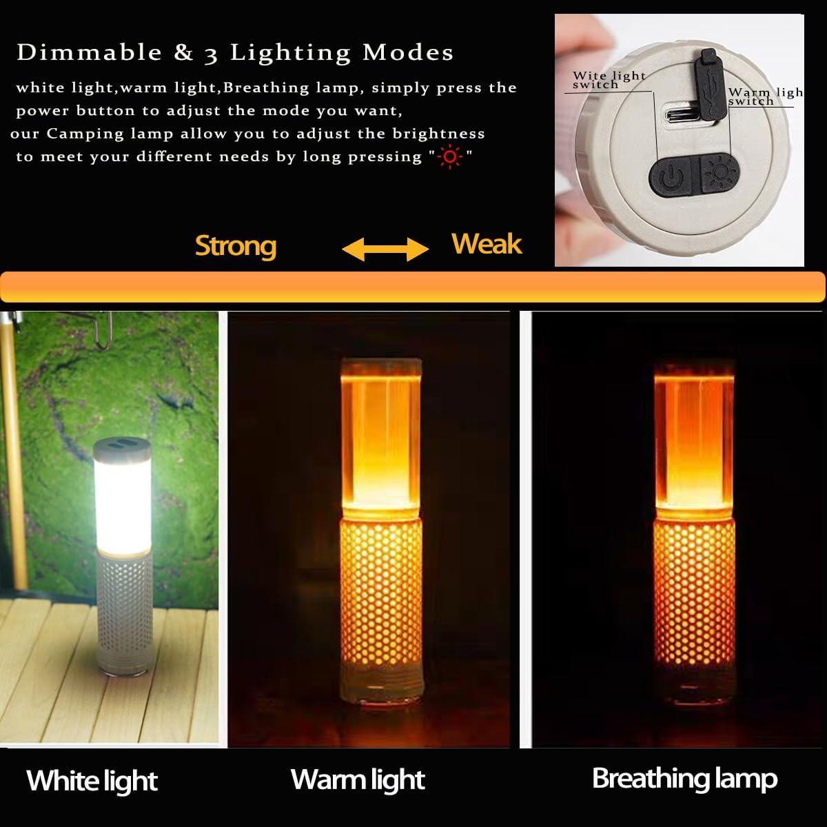 Linterna de Camping Recargable Ezolife Telescópica IP65