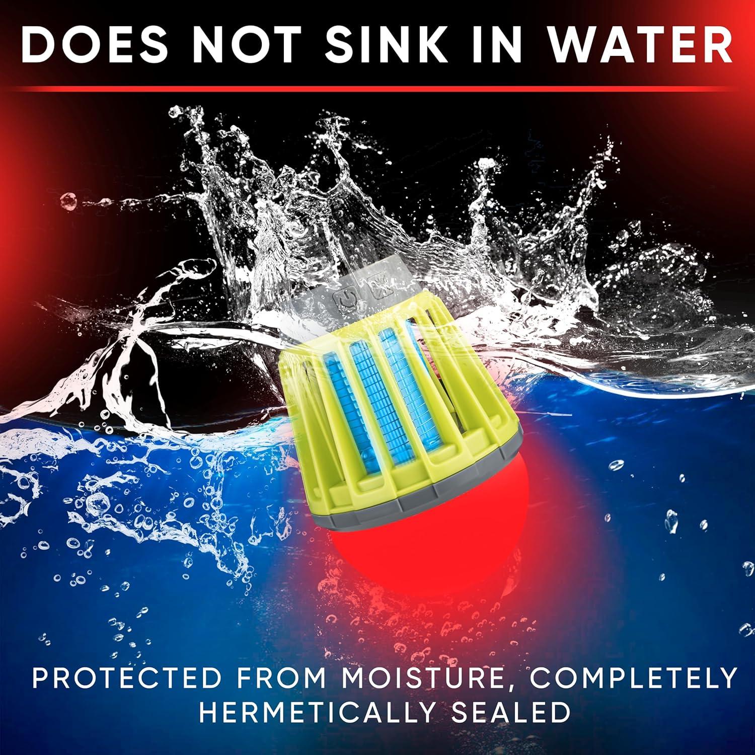 Linterna de Camping KILNEX RED2600 Recargable USB IP67