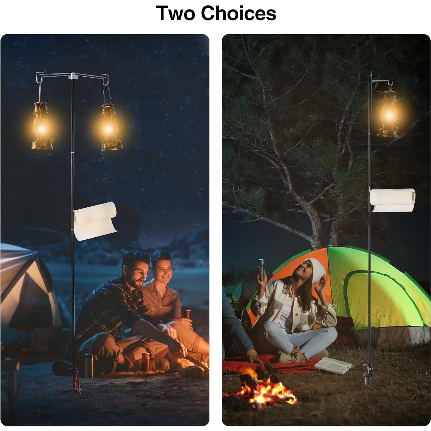 Soporte de Linterna de Camping REDCAMP 182.88 cm Ajustable