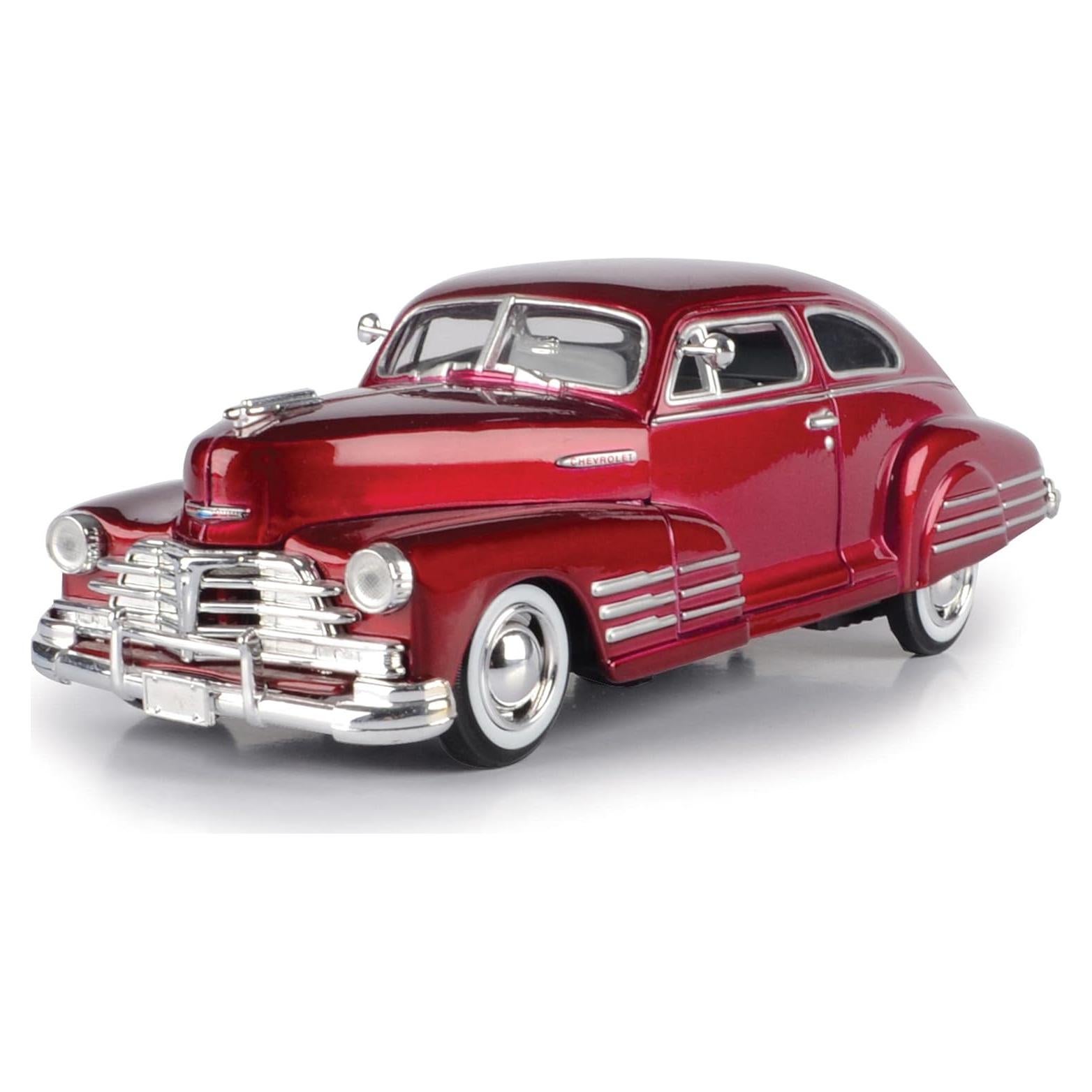 Chevy Aerosedan Fleetline 1948 Rojo - Motormax 1/24 Diecast