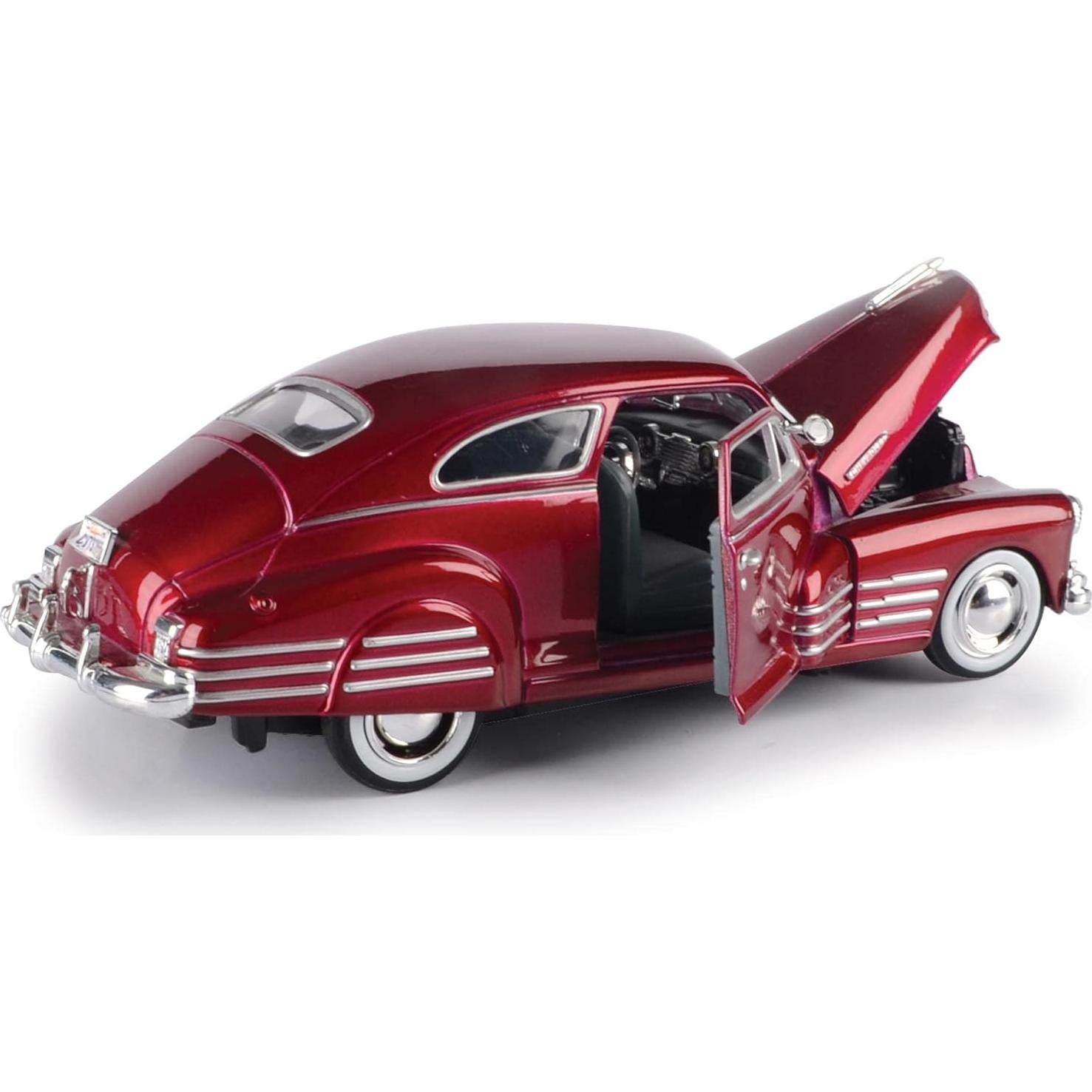 Chevy Aerosedan Fleetline 1948 Rojo - Motormax 1/24 Diecast