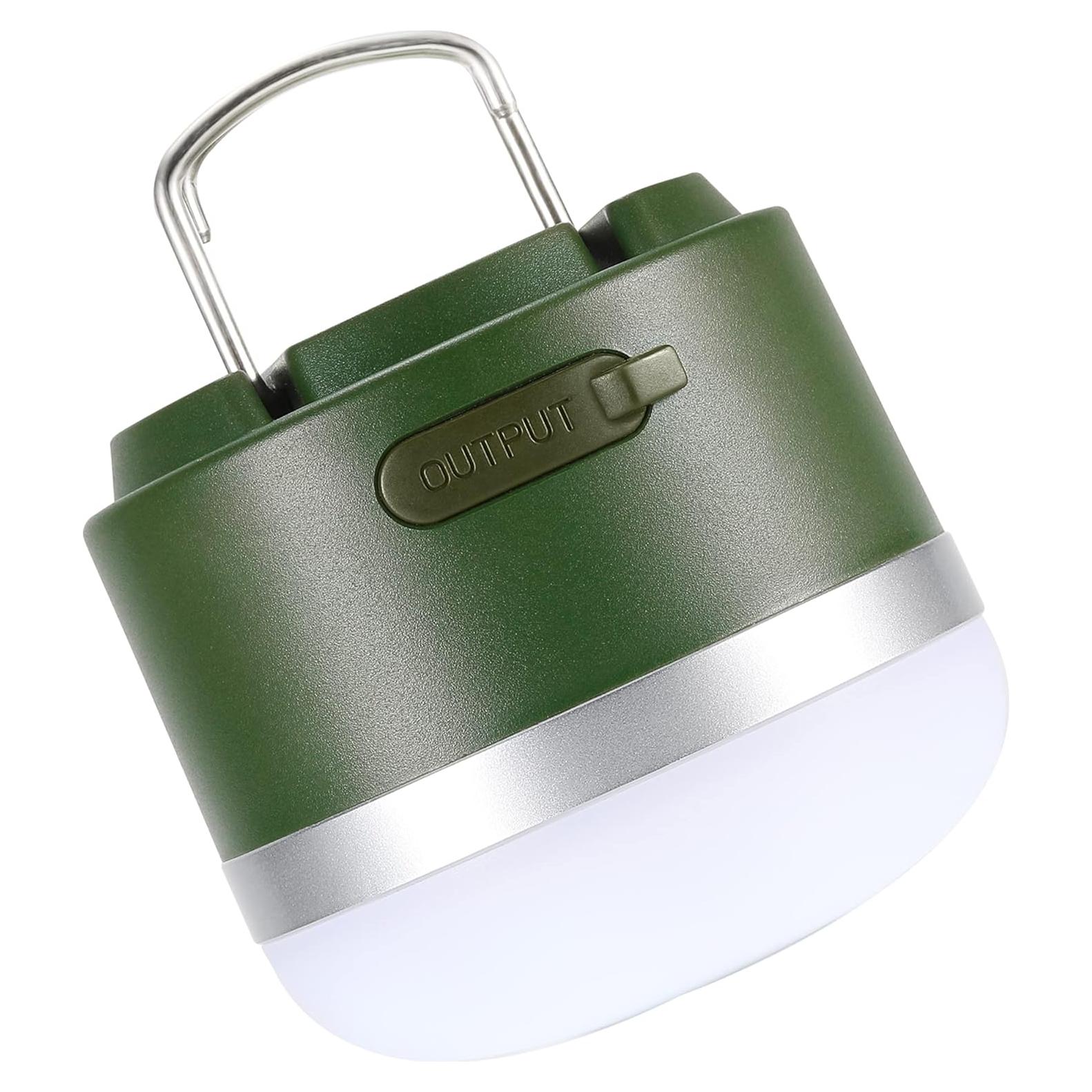 Linterna de Camping Recargable Wildley 600LM IP65 Verde
