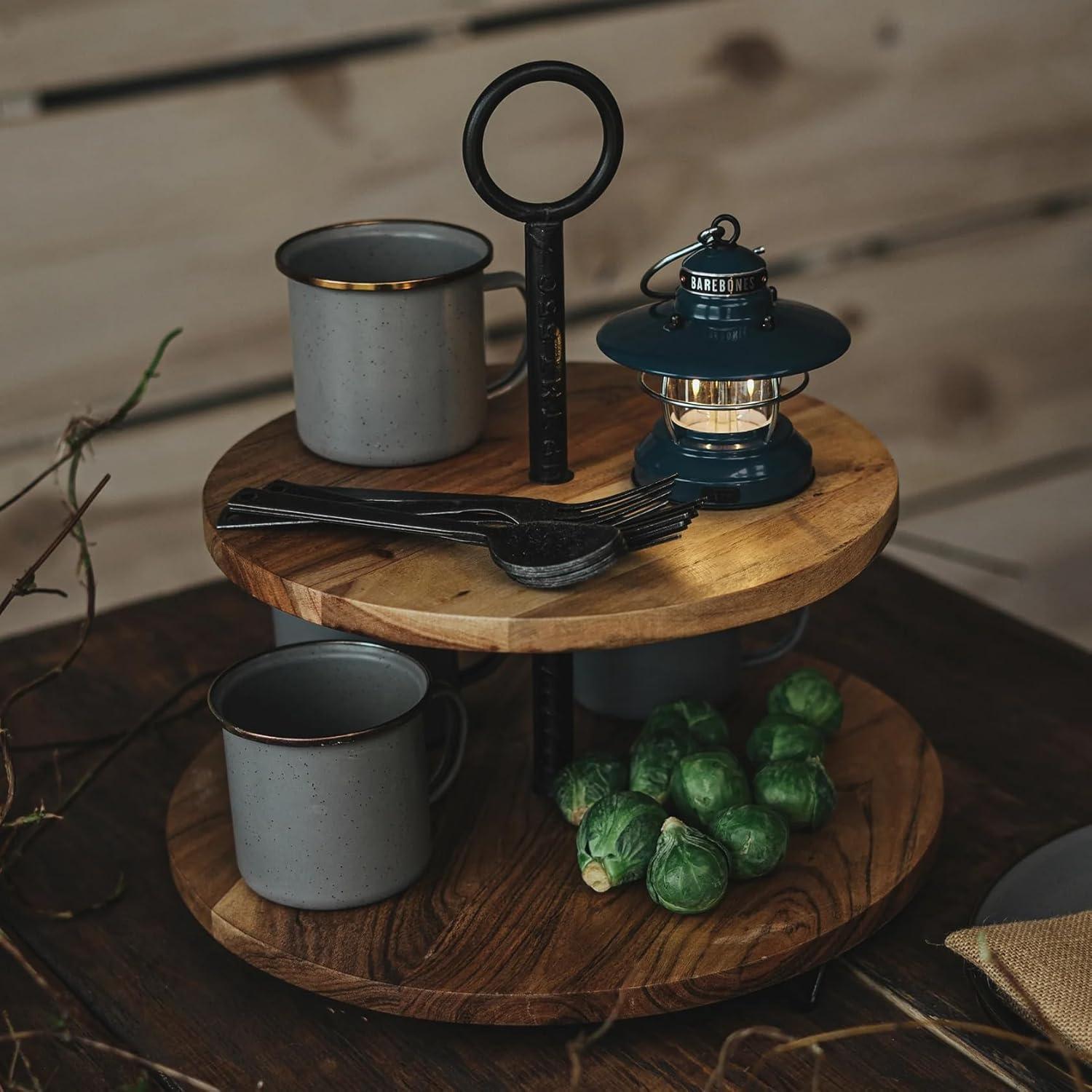 Linterna LED Vintage Barebones LIV-171 Azul Océano 1 Paquete