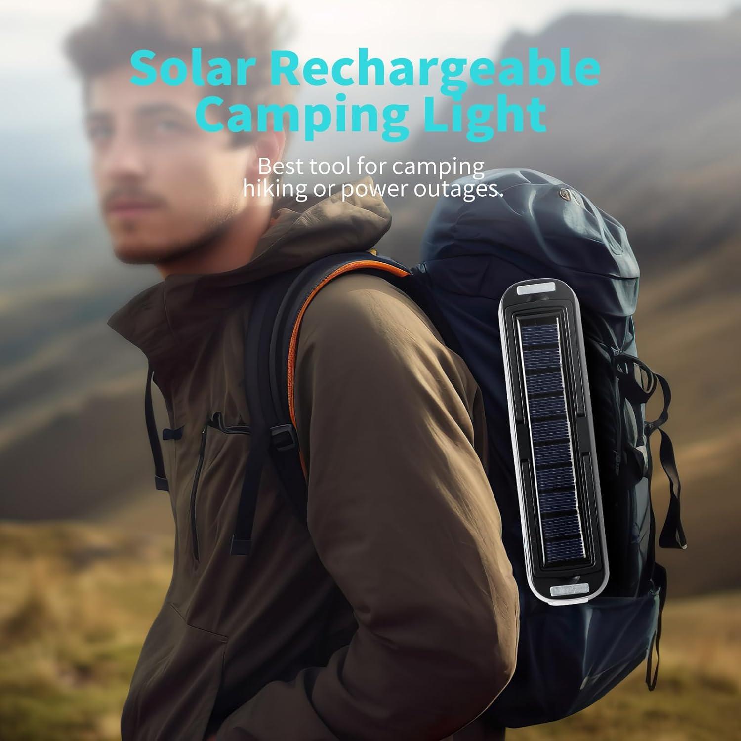 Linterna de Camping Solar Recargable Solarohandy 2000 Lúmenes