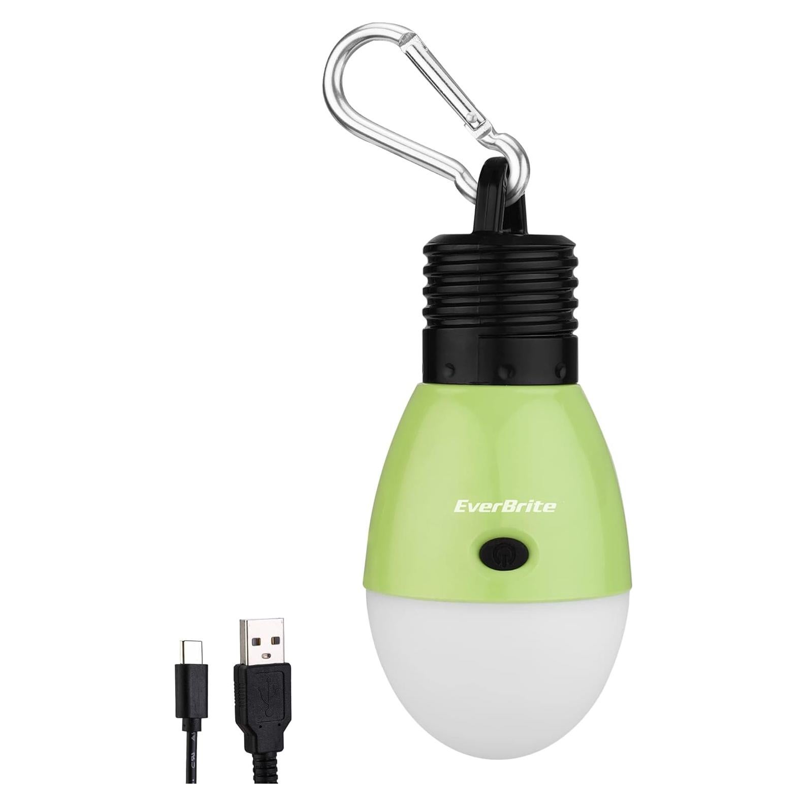 Luz de Camping Recargable EverBrite Verde, 150 Lúmenes, 3 Modos