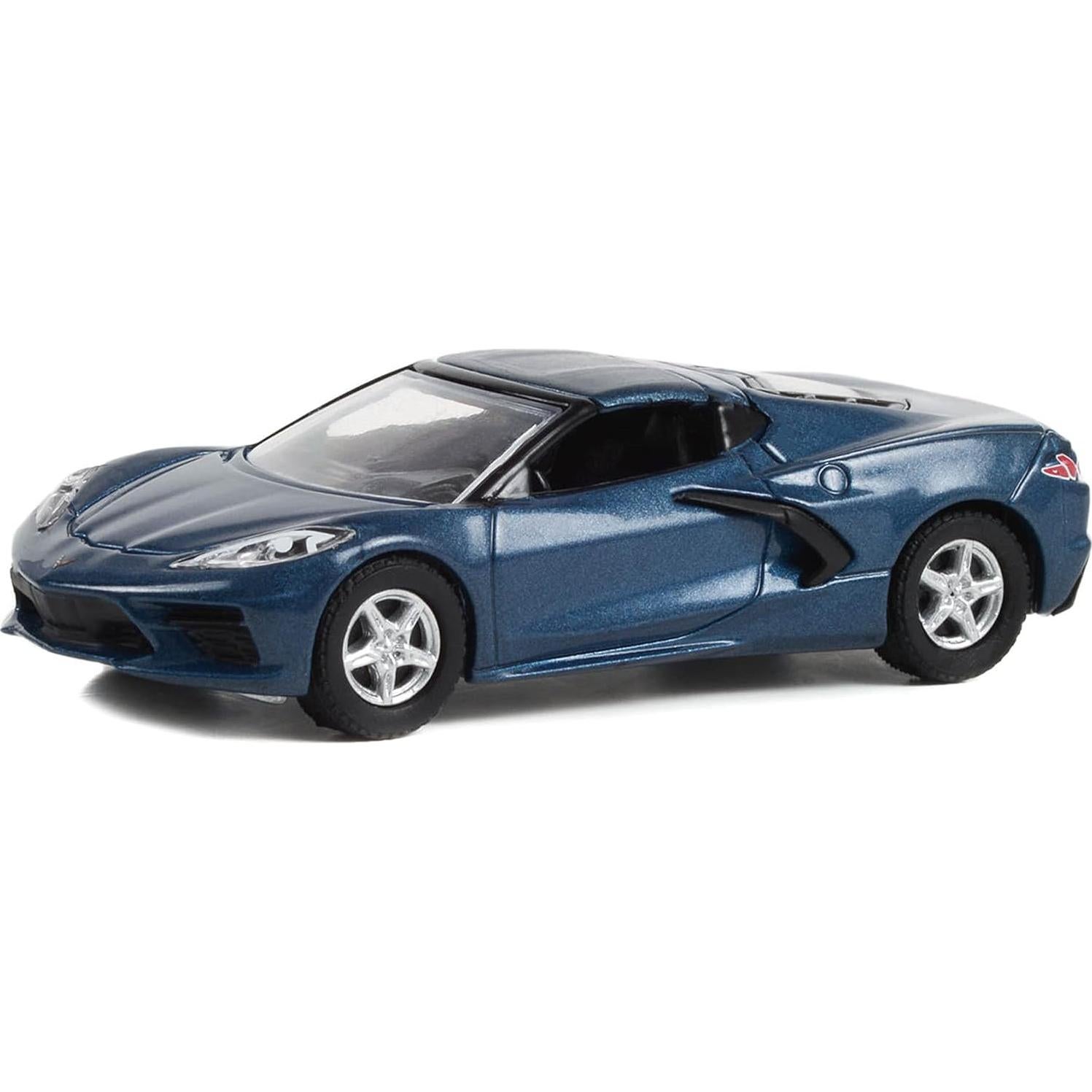 Coche Diecast 1:64 Chevrolet Corvette C8 Gris Greenlight