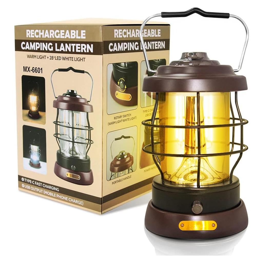 Linterna de Camping UniqueFire Recargable 1500LM 2 Modos