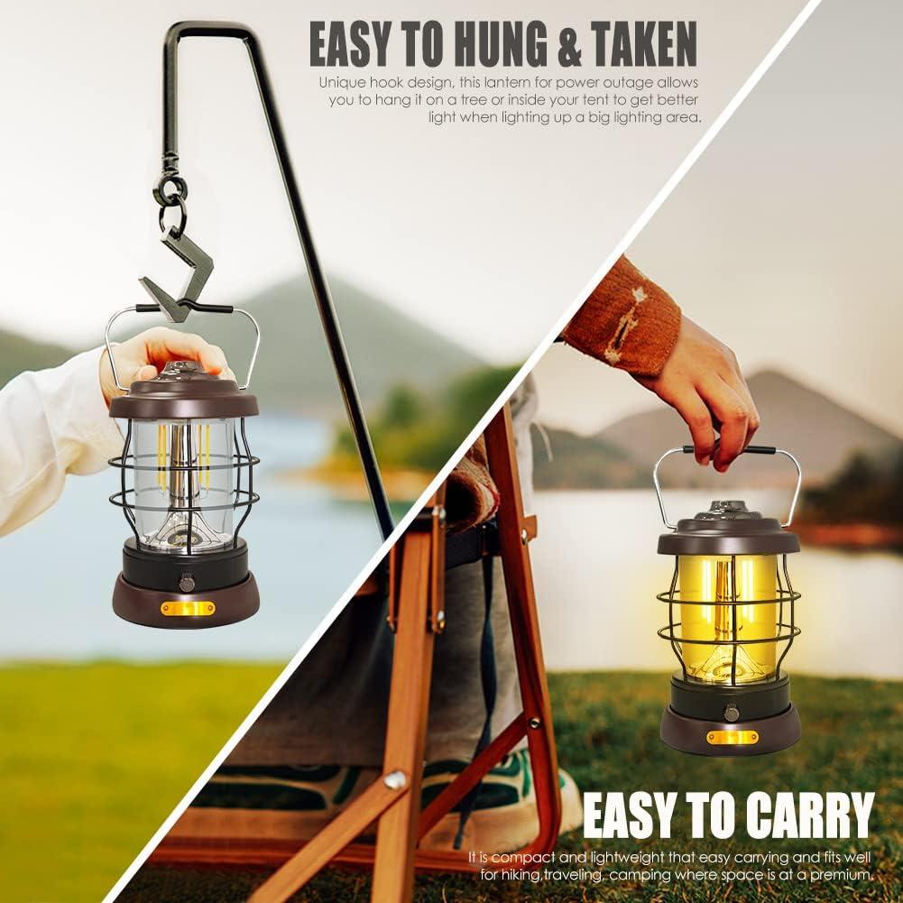 Linterna de Camping UniqueFire Recargable 1500LM 2 Modos