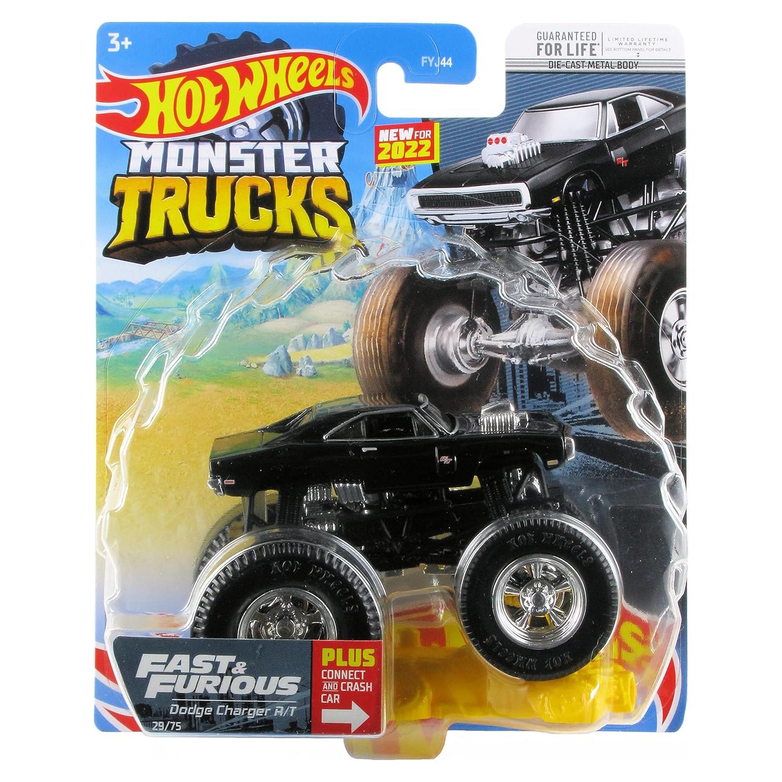 Hot Wheels Monster Trucks Mattel Dodge Charger R/T 1:64