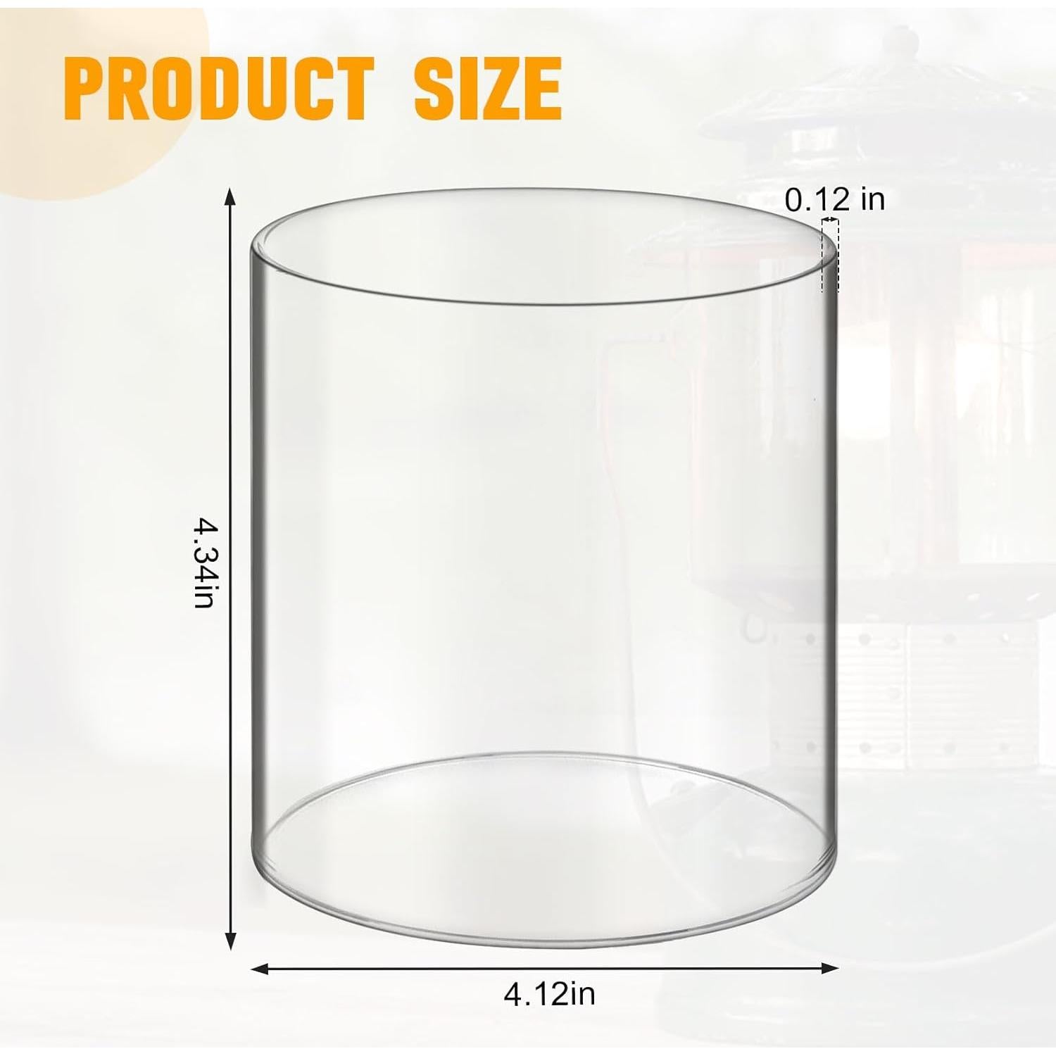 Reemplazo Globo de Vidrio para Linterna Coleman 288 - 10.5 cm
