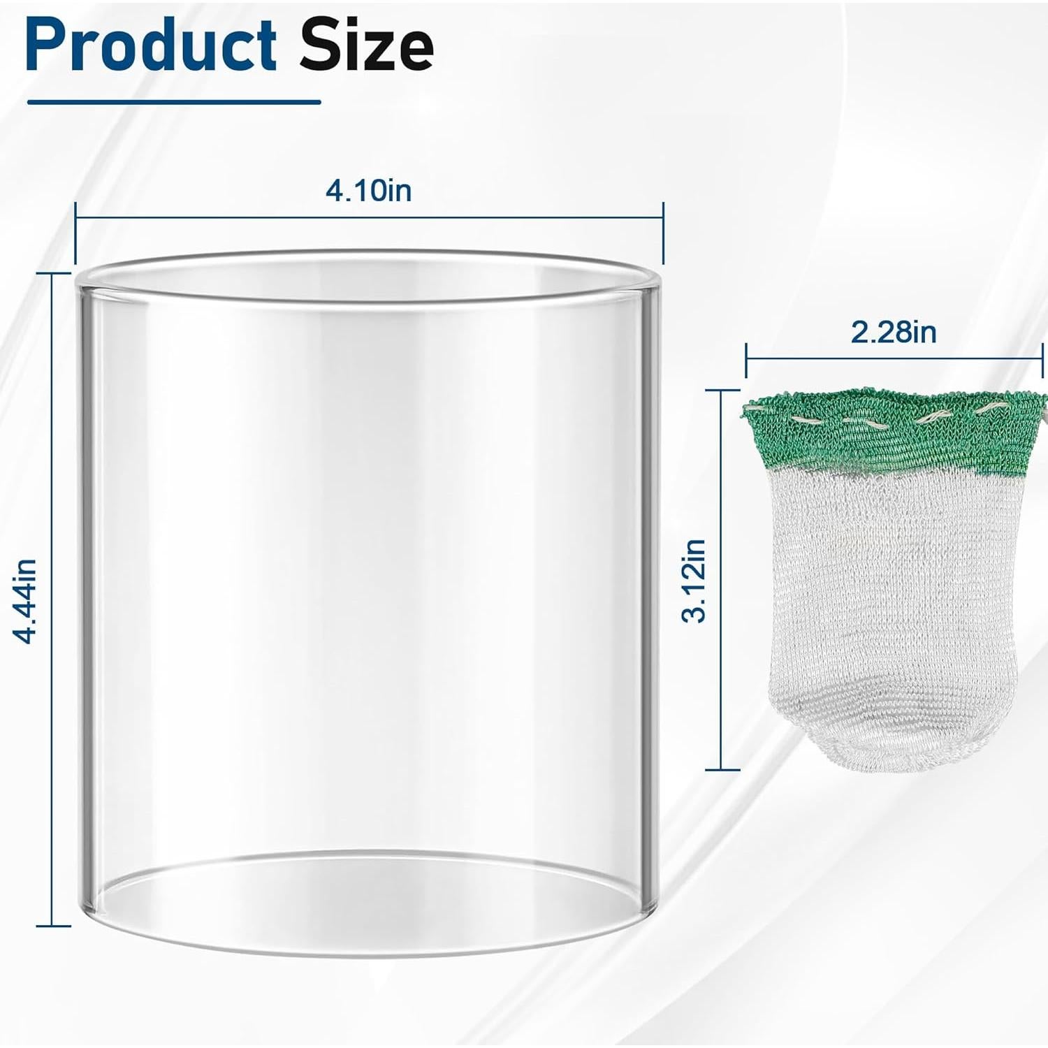 Repuestos de Pantallas de Linterna de Propano FATCANMA - 10 Pcs