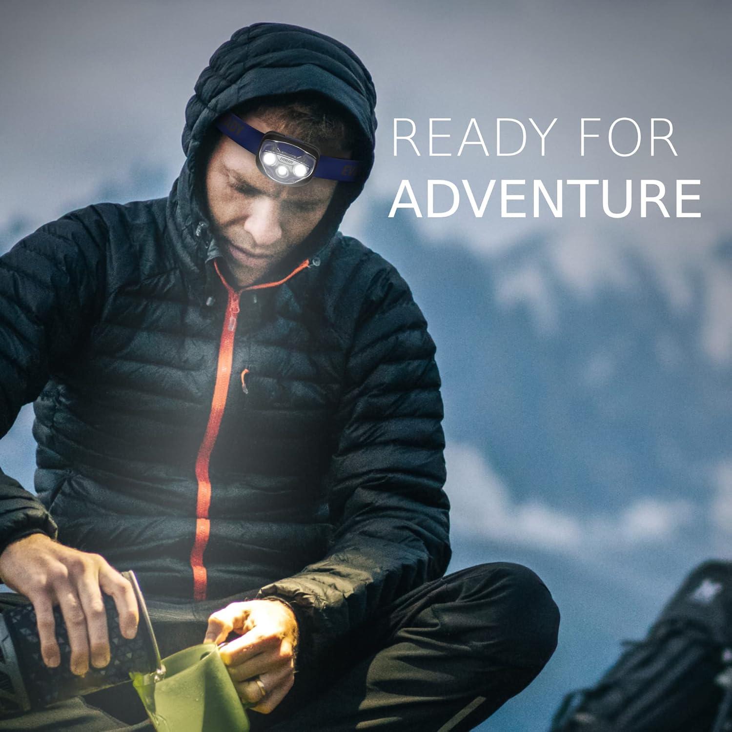 Linternas Frontales LED Eveready Pro200 5-Pack Resistente al Agua