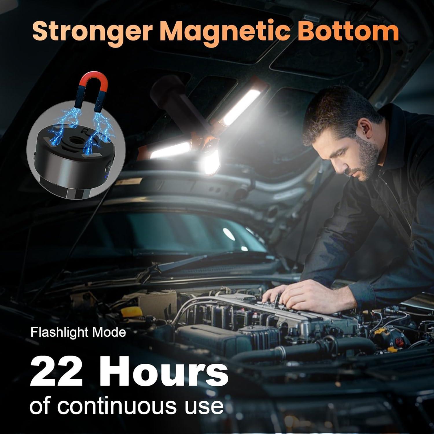 Luz de Camping CAVN 10000mAh LED 2200 Lúmenes Naranja