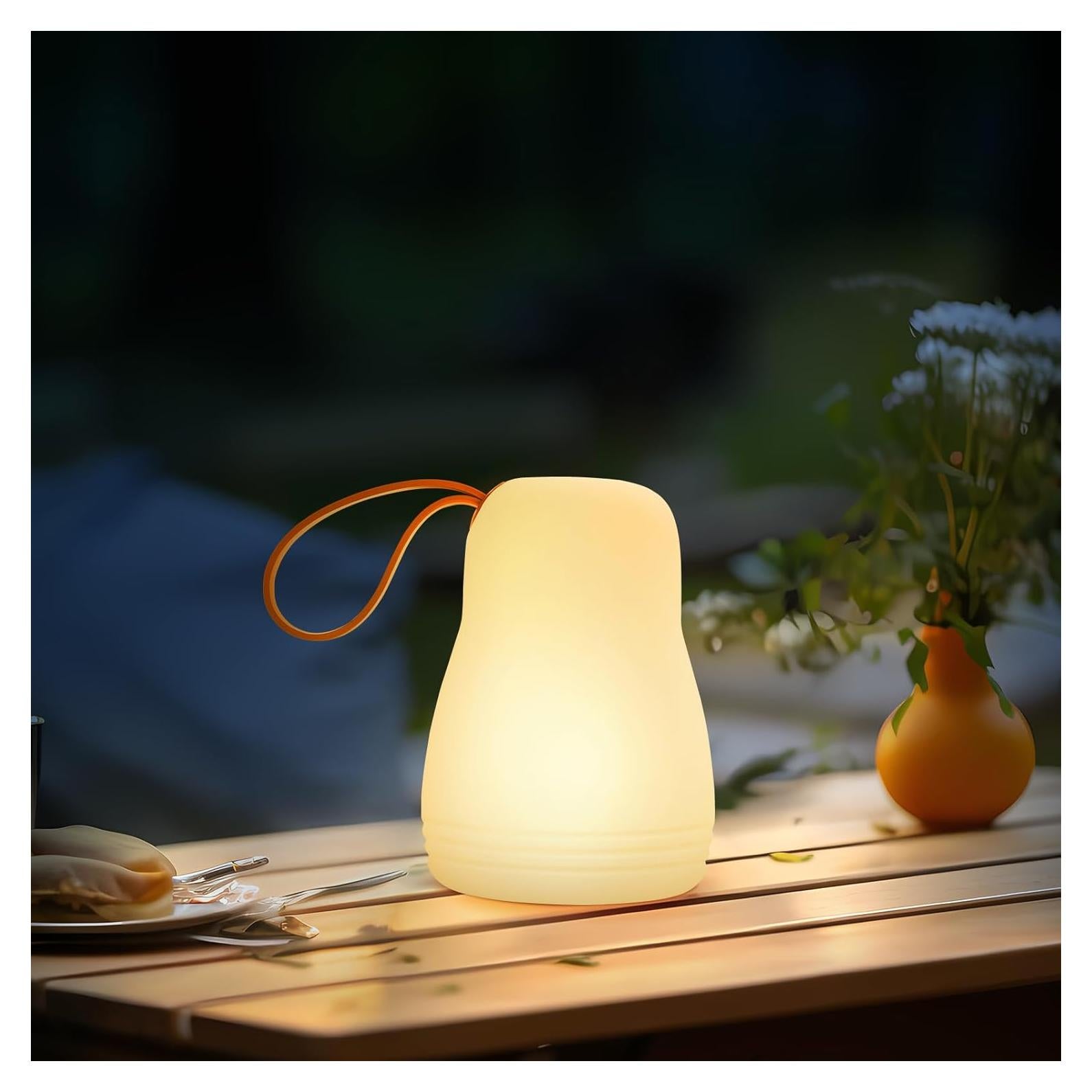 Lámpara de Mesa Exterior LED Gewiny 3000K Portátil Recargable