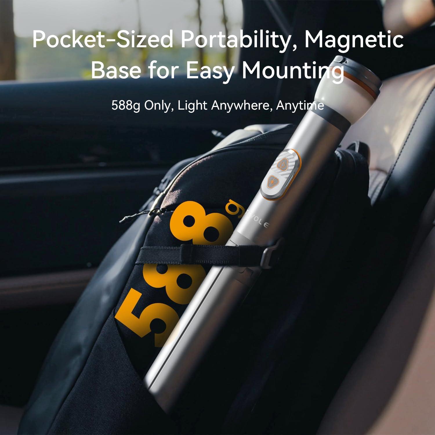 Luz de Camping Telescópica Tevole 800 Lúmenes IP65 Batería USB