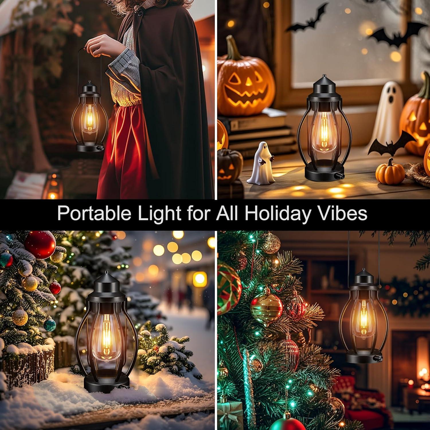 Linternas LED Recargables Pearlstar Vintage 2 Unidades 24.66cm