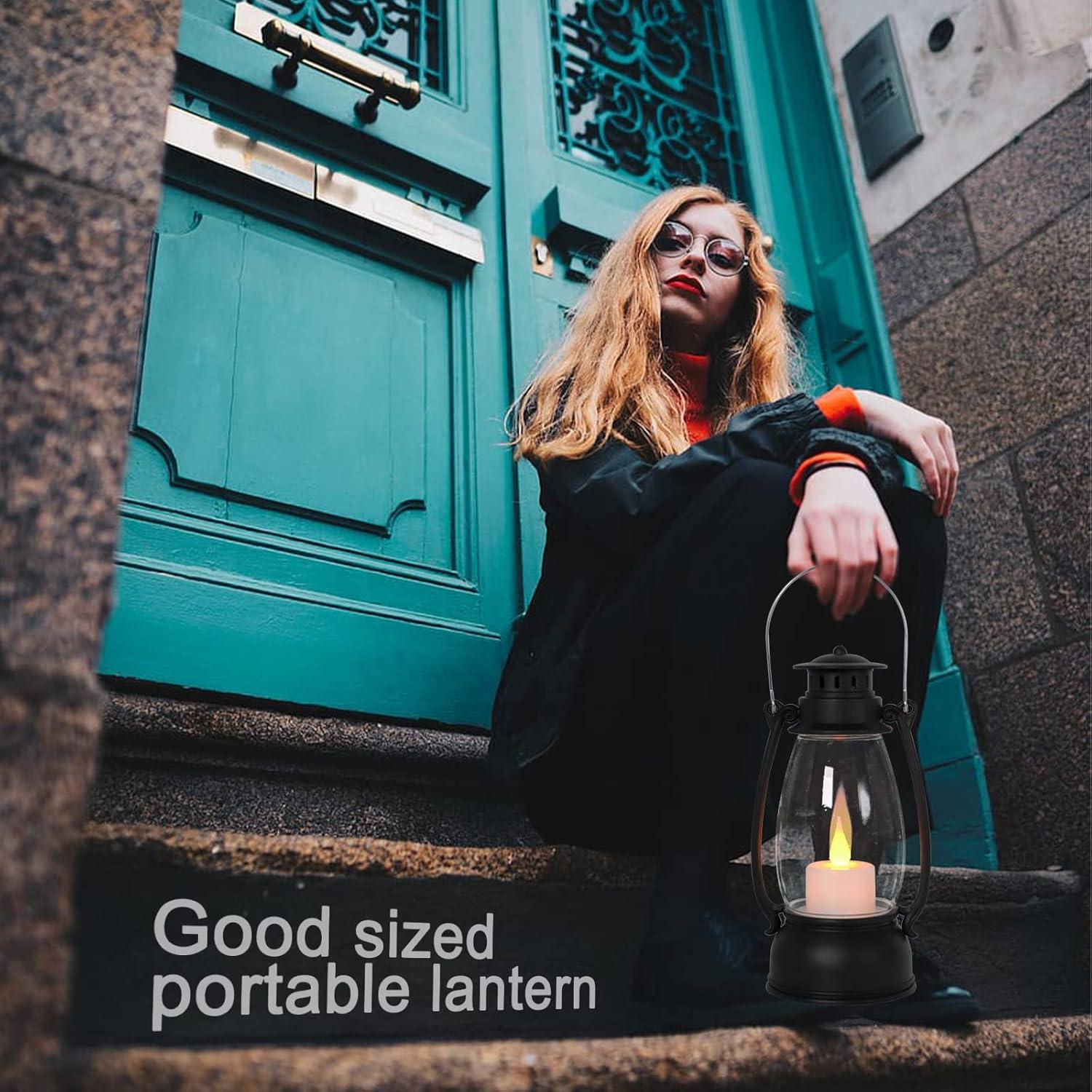 Linternas Vintage Reperla con Control Remoto - Paquete de 4