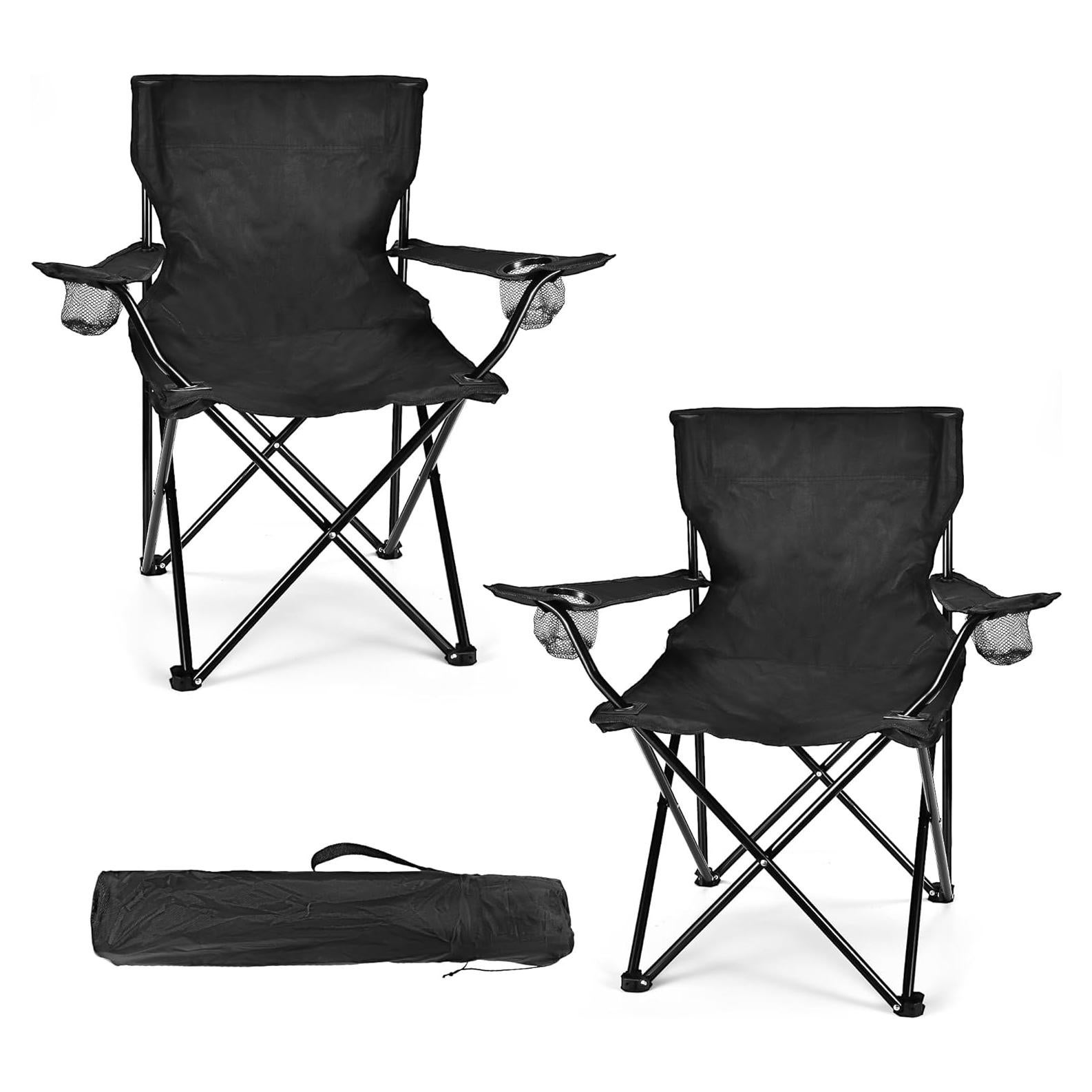 Paquete de 2 Sillas de Camping WEIDIORME Plegables 113kg