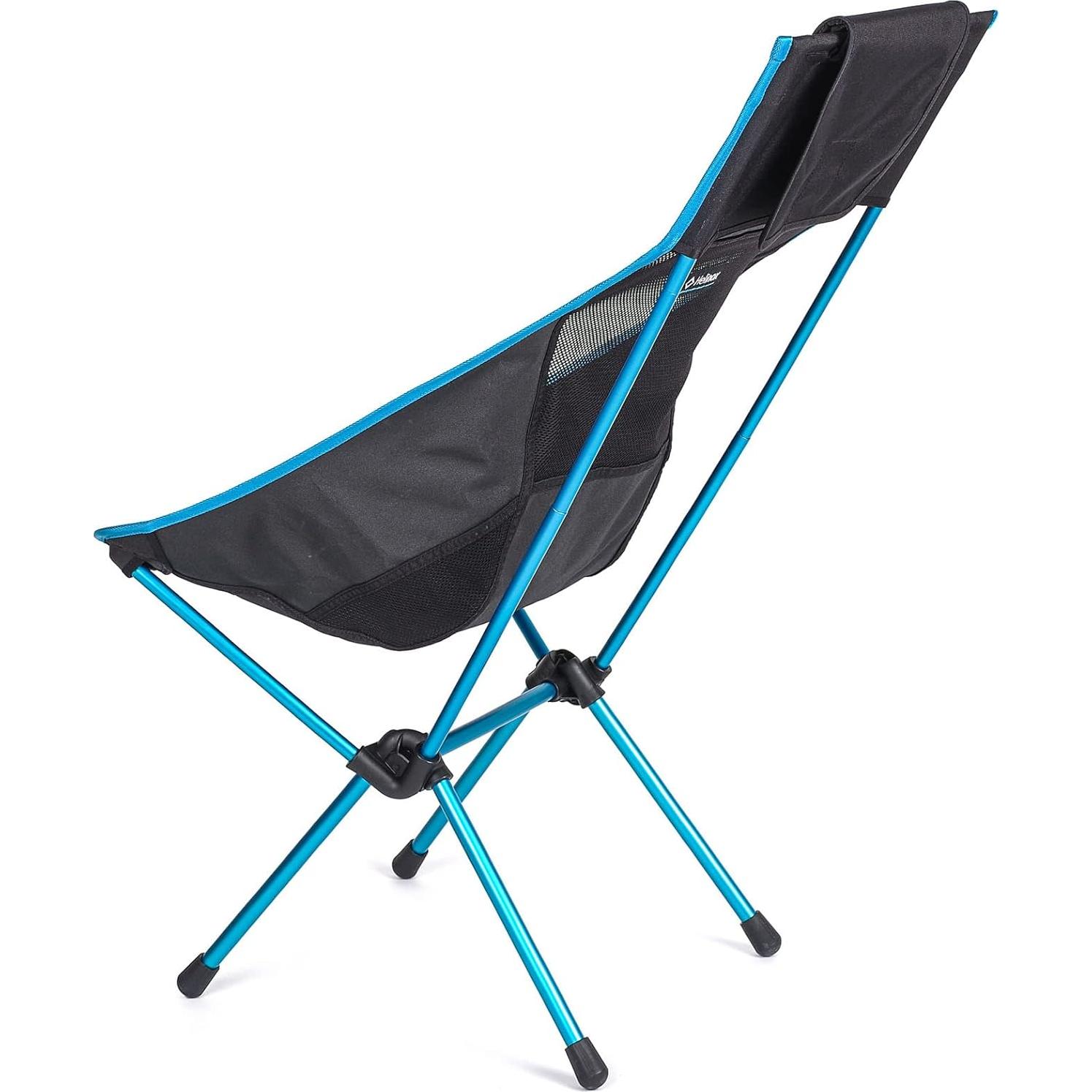 Silla Helinox Sunset Plegable Alta para Camping Negra 1.54 kg