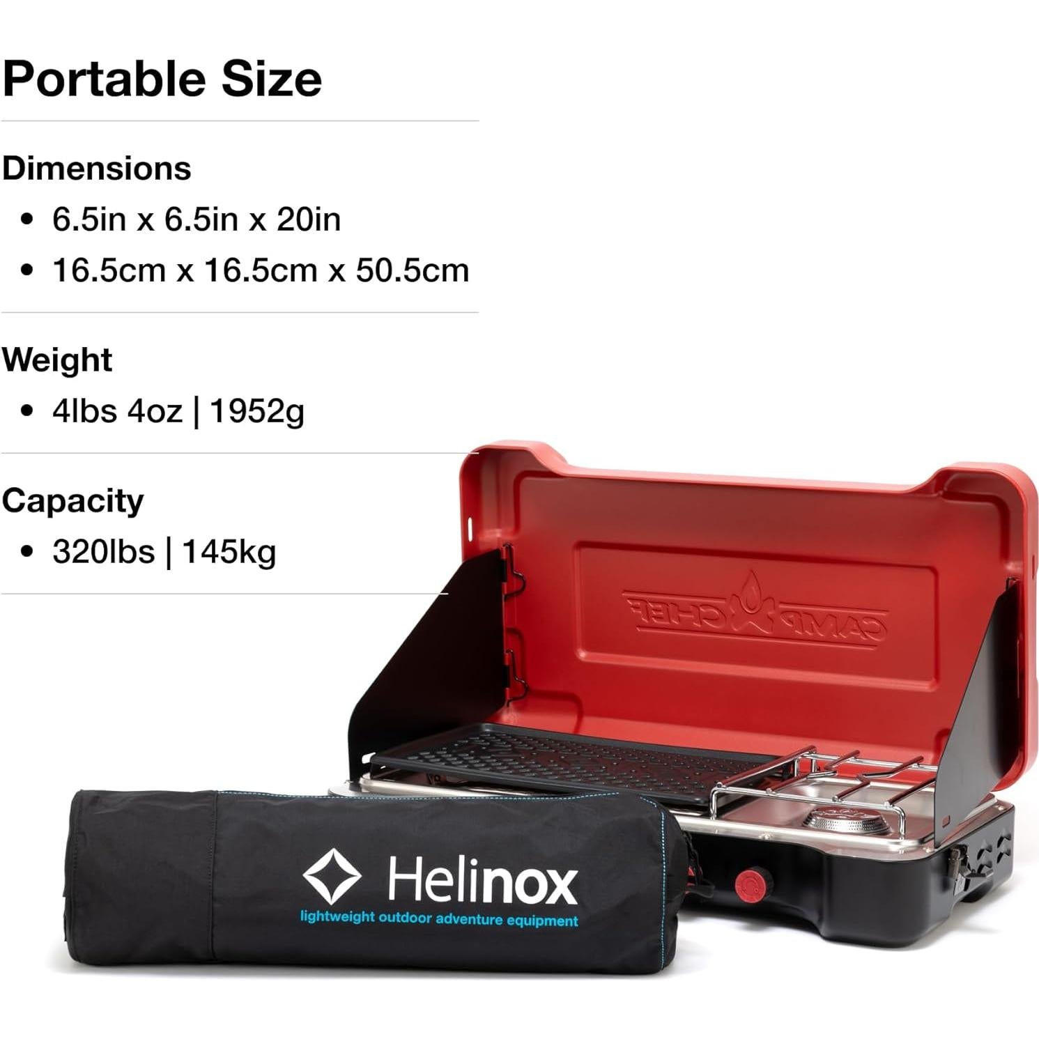 Silla de Camping Plegable Helinox Savanna Respaldo Alto 145kg