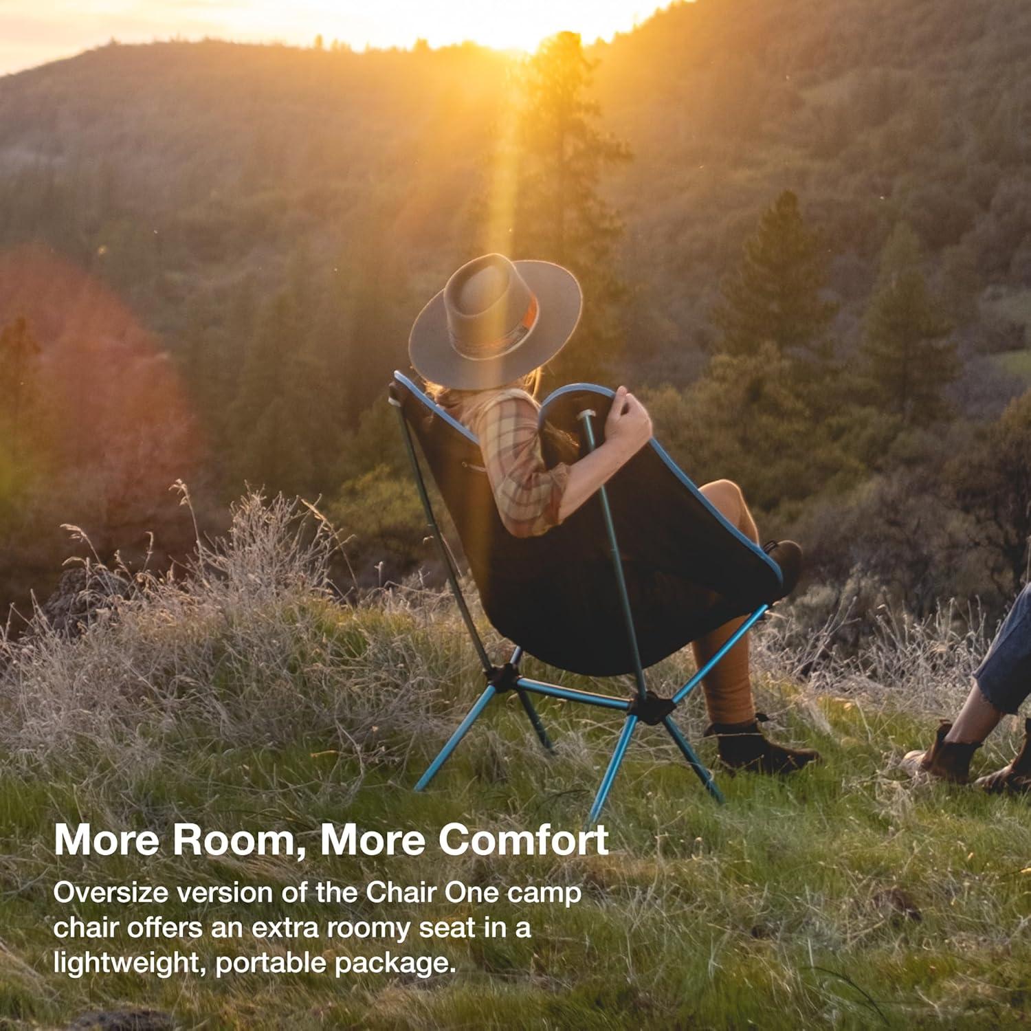 Silla de Camping Helinox Uno XL Plegable 1.59 kg Negra