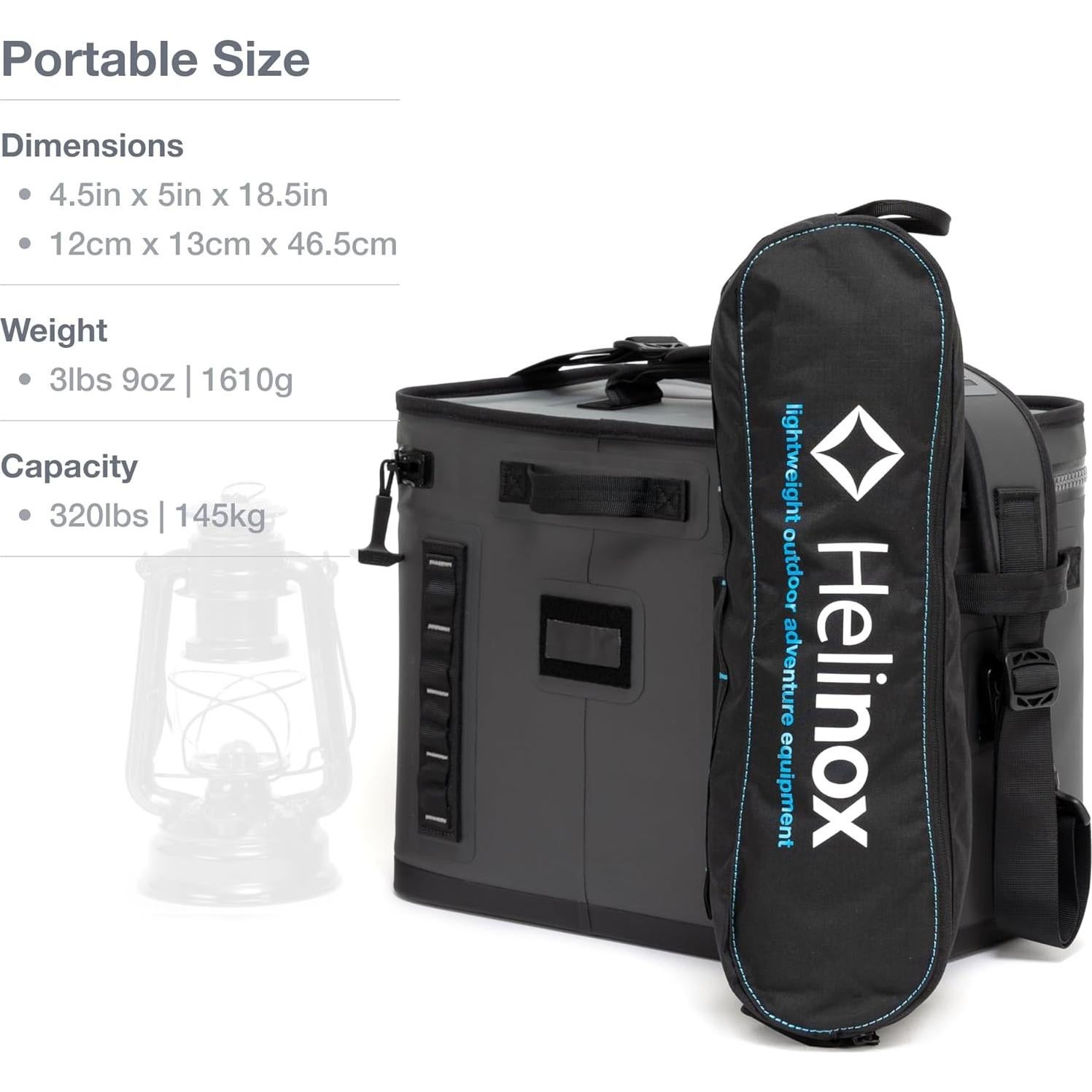 Silla de Camping Helinox Uno XL Plegable 1.59 kg Negra