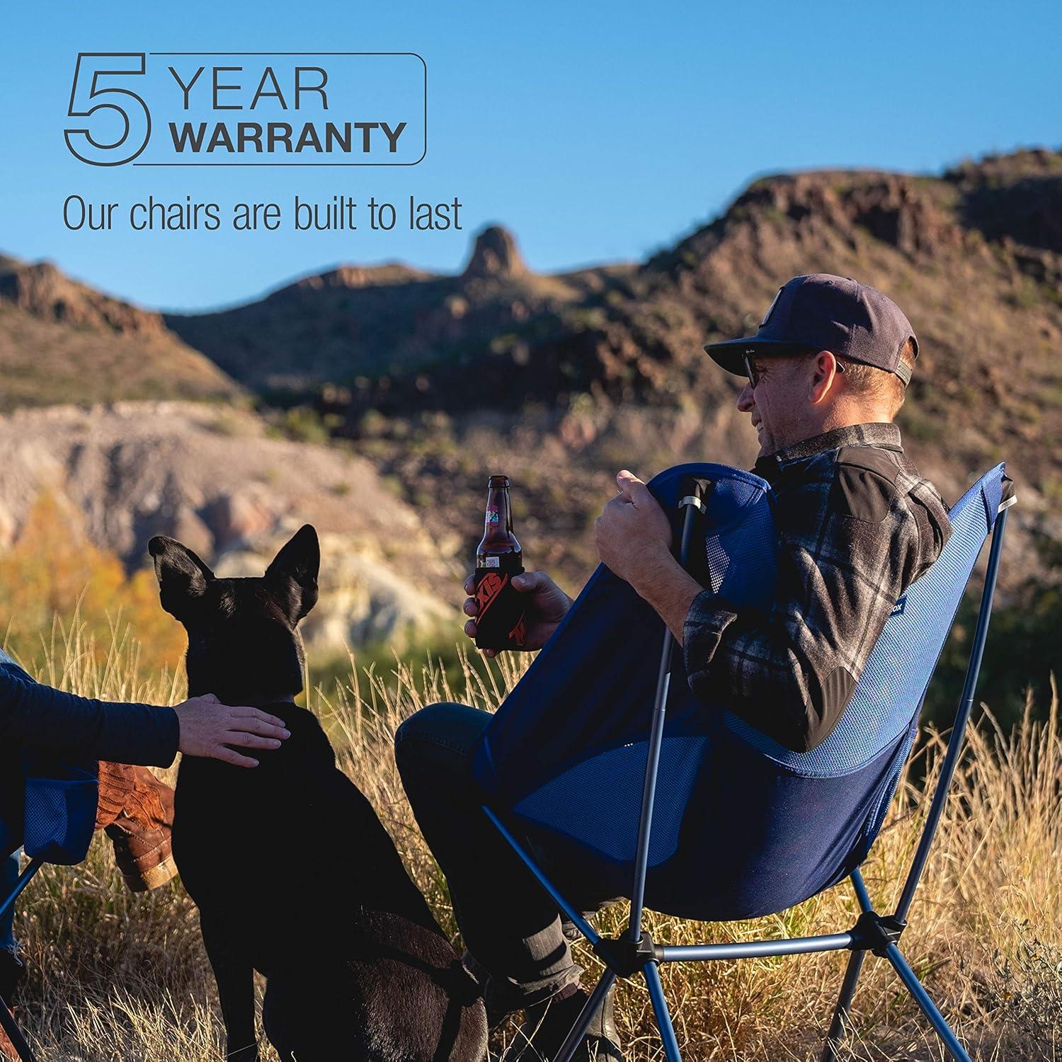 Silla de Camping Helinox Uno XL Plegable 1.59 kg Negra