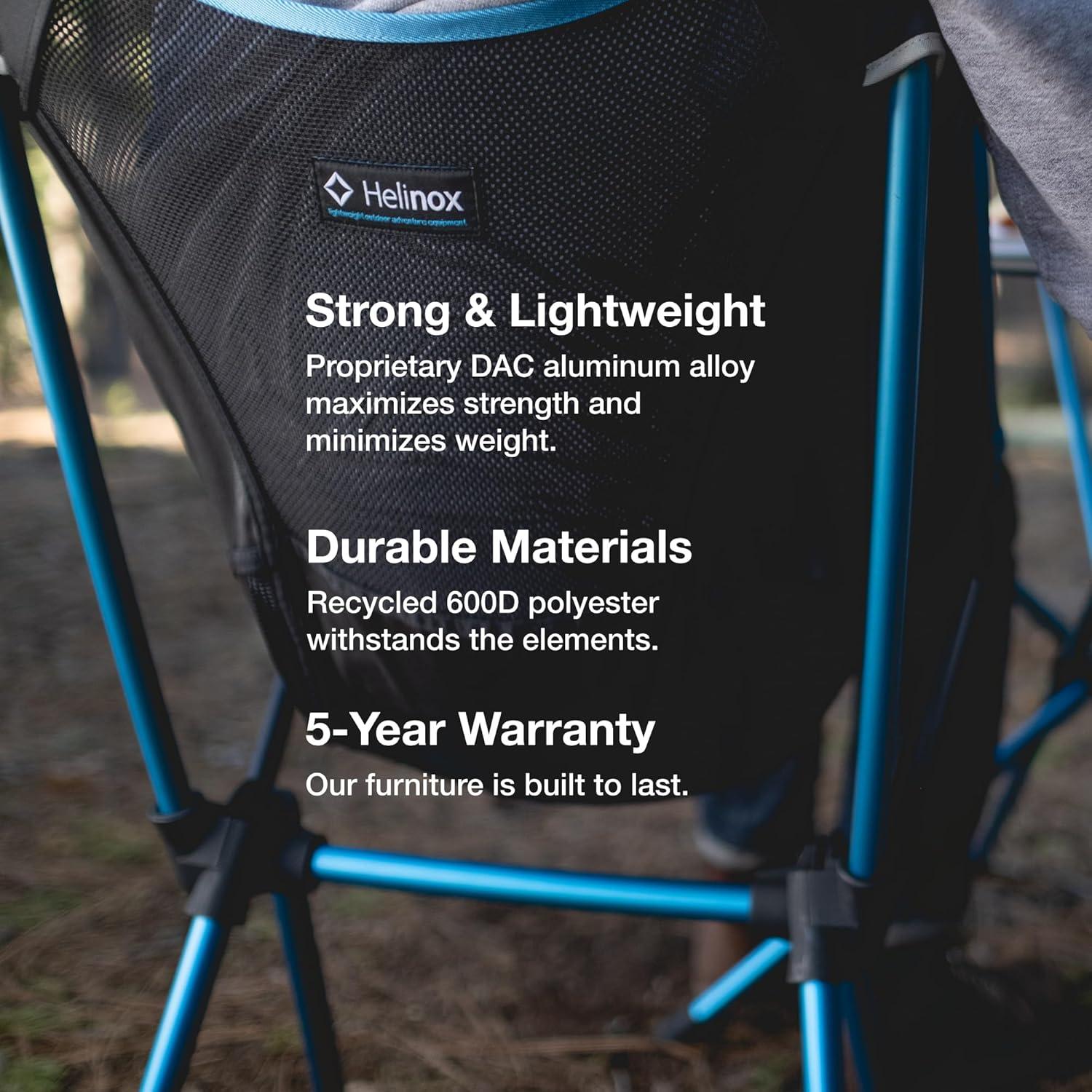 Café Chair Collapsible Outdoor Dining Chair, Black