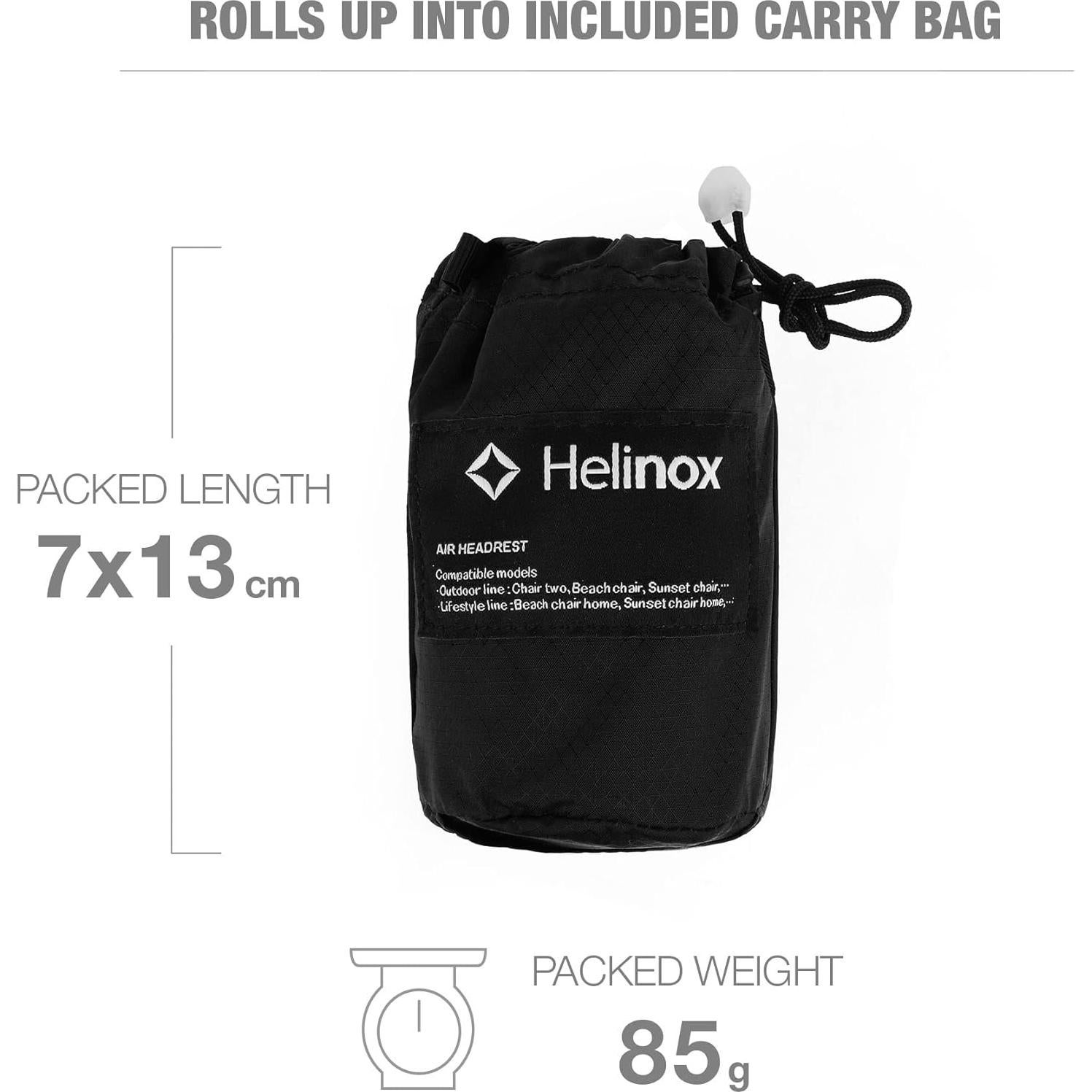 Cojín Inflable Helinox para Respaldo de Silla de Camping