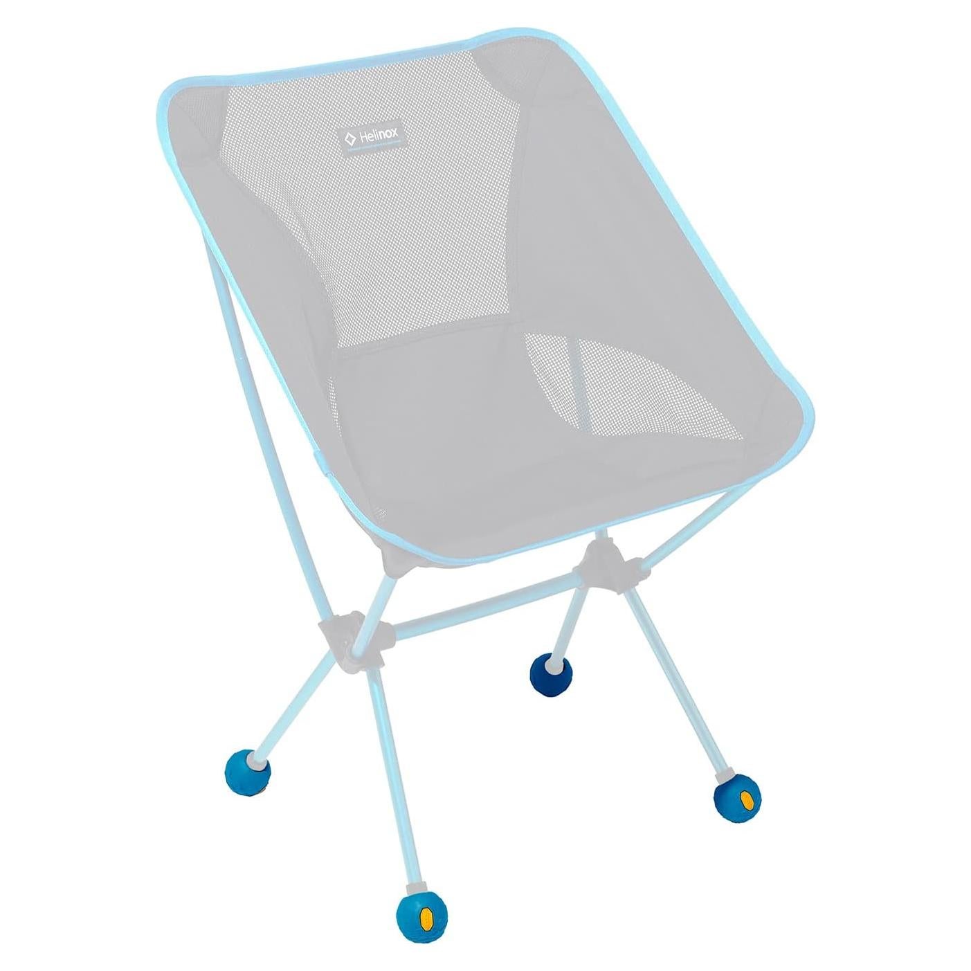 Pies de bola de goma Vibram Helinox 45mm - Juego de 4 Azul