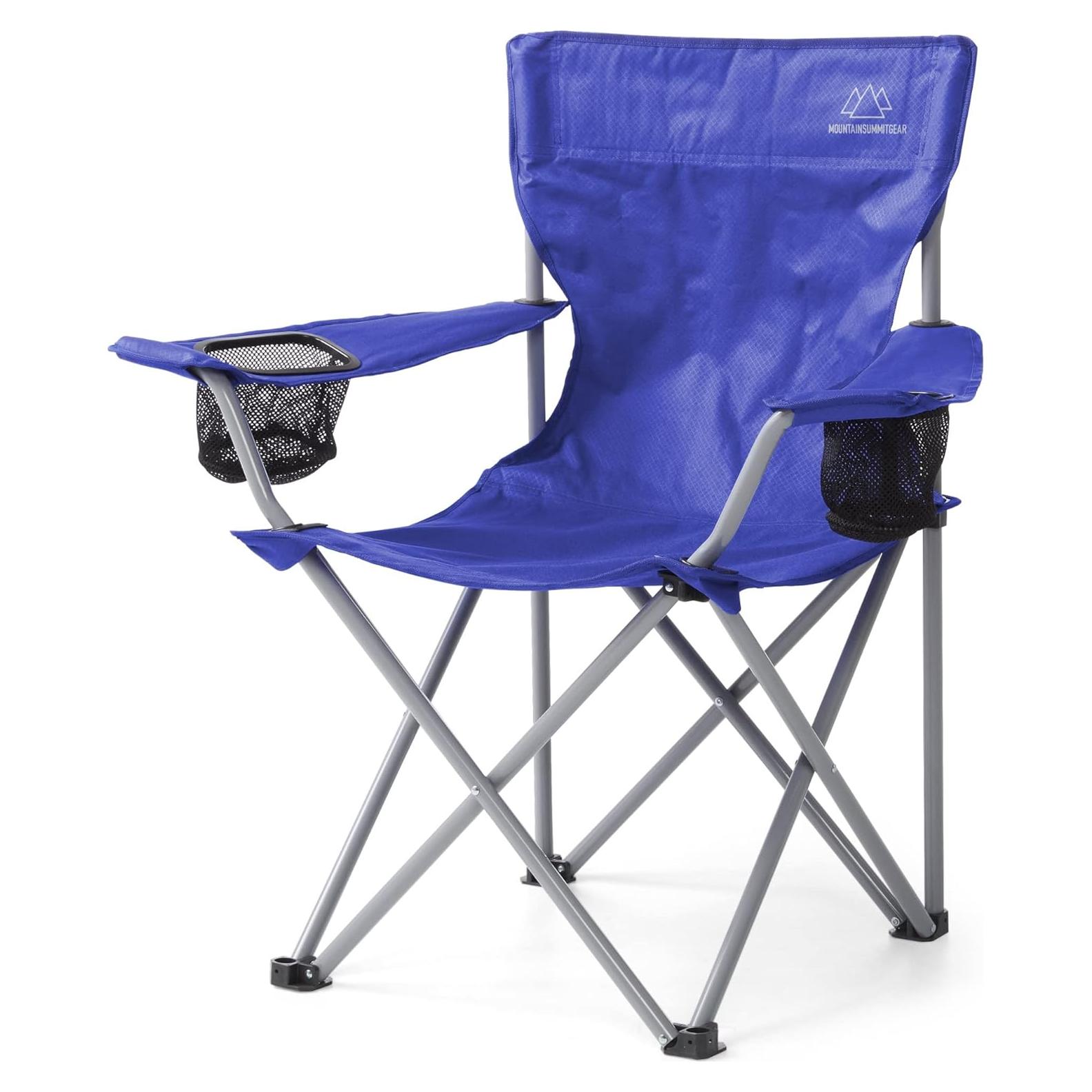 Silla Plegable de Camping Mountain Summit Gear Azul 136 kg
