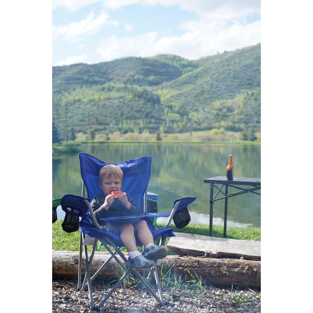 Silla Plegable de Camping Mountain Summit Gear Azul 136 kg