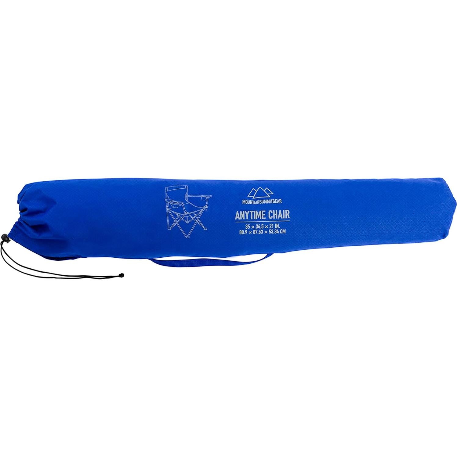Silla Plegable de Camping Mountain Summit Gear Azul 136 kg