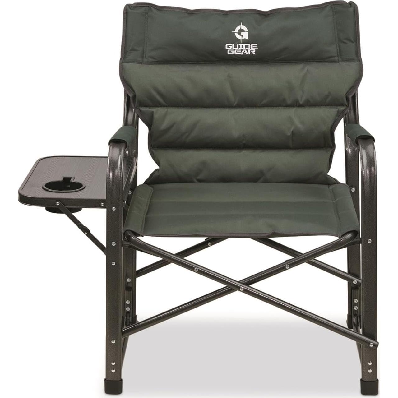 Silla de Camping Guide Gear XL con Cojín Verde 181 kg