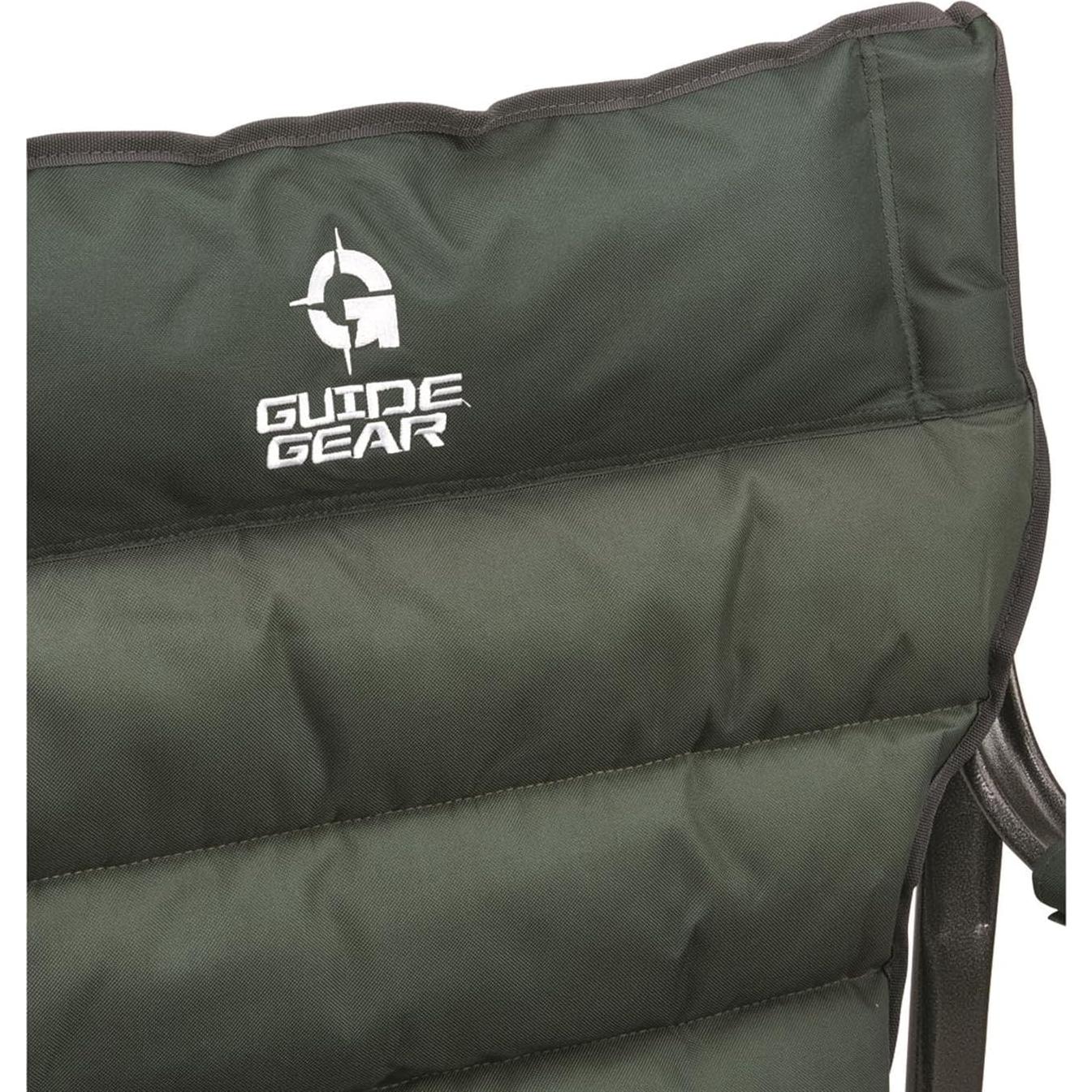 Silla de Camping Guide Gear XL con Cojín Verde 181 kg